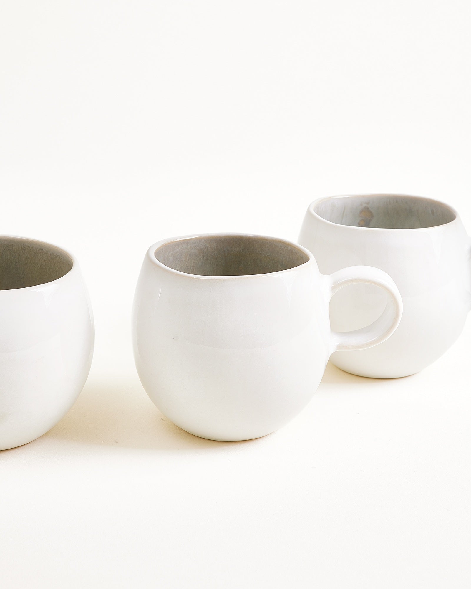 Areia - Set of 4 Mugs small grey