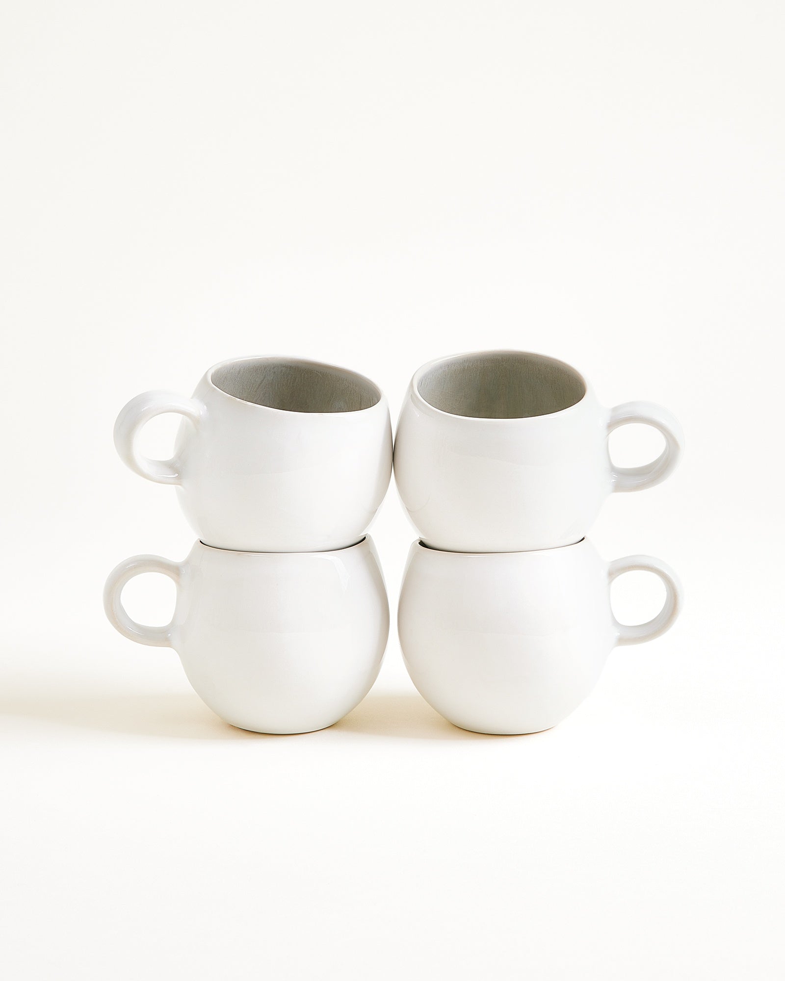 Areia - Set of 4 Mugs small grey