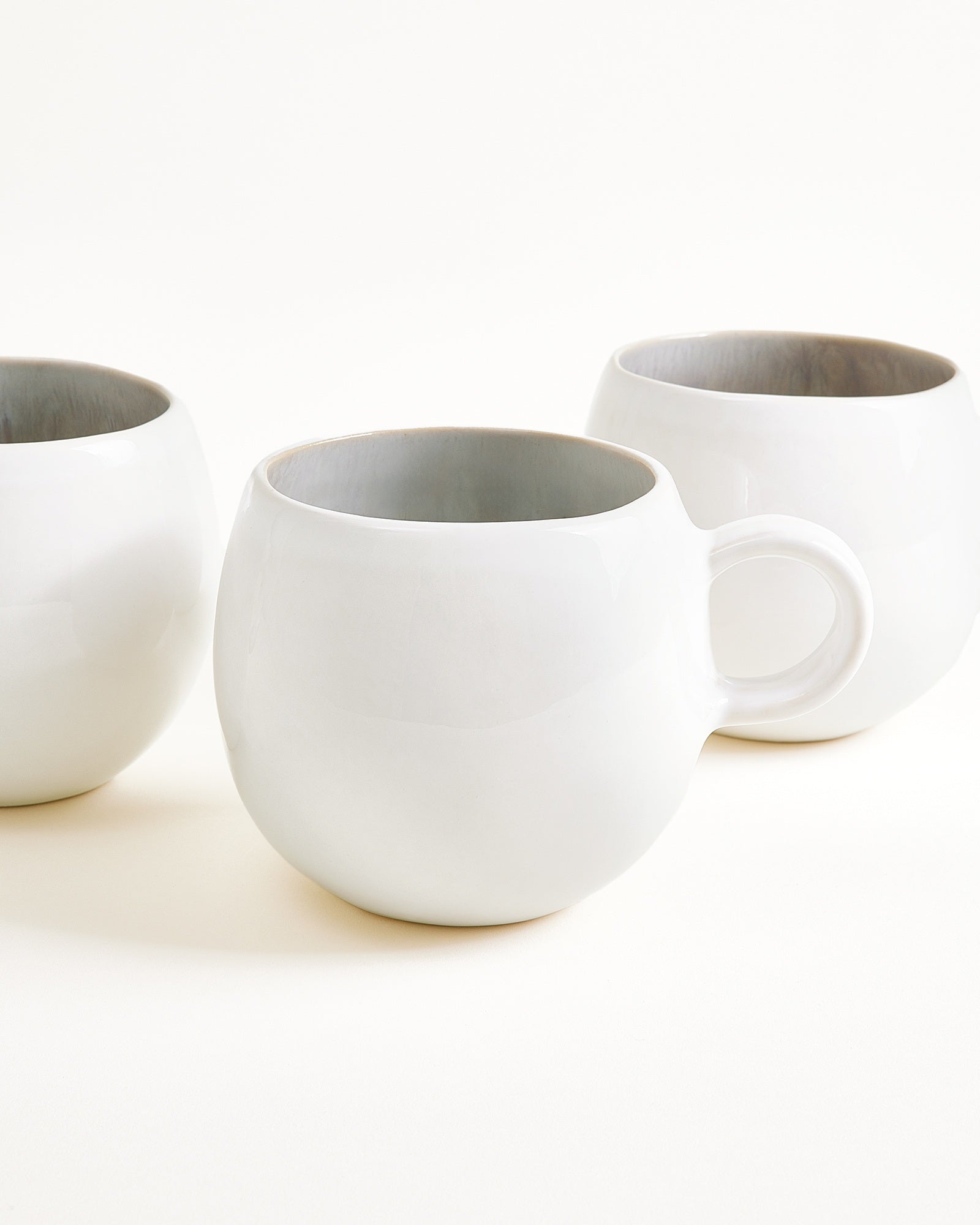 Areia - Set of 6 Mugs big grey