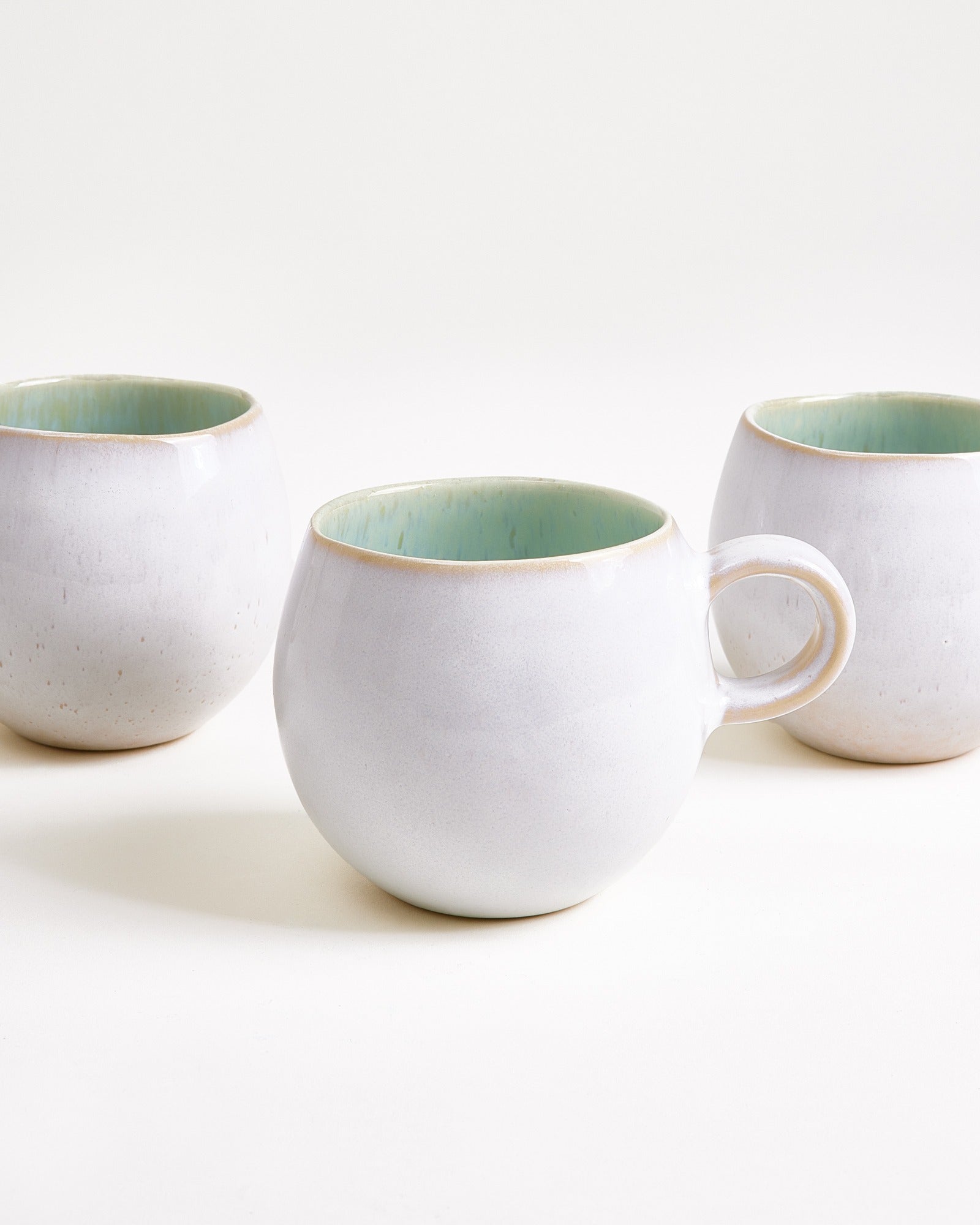 Areia - Set of 4 Mugs small mint