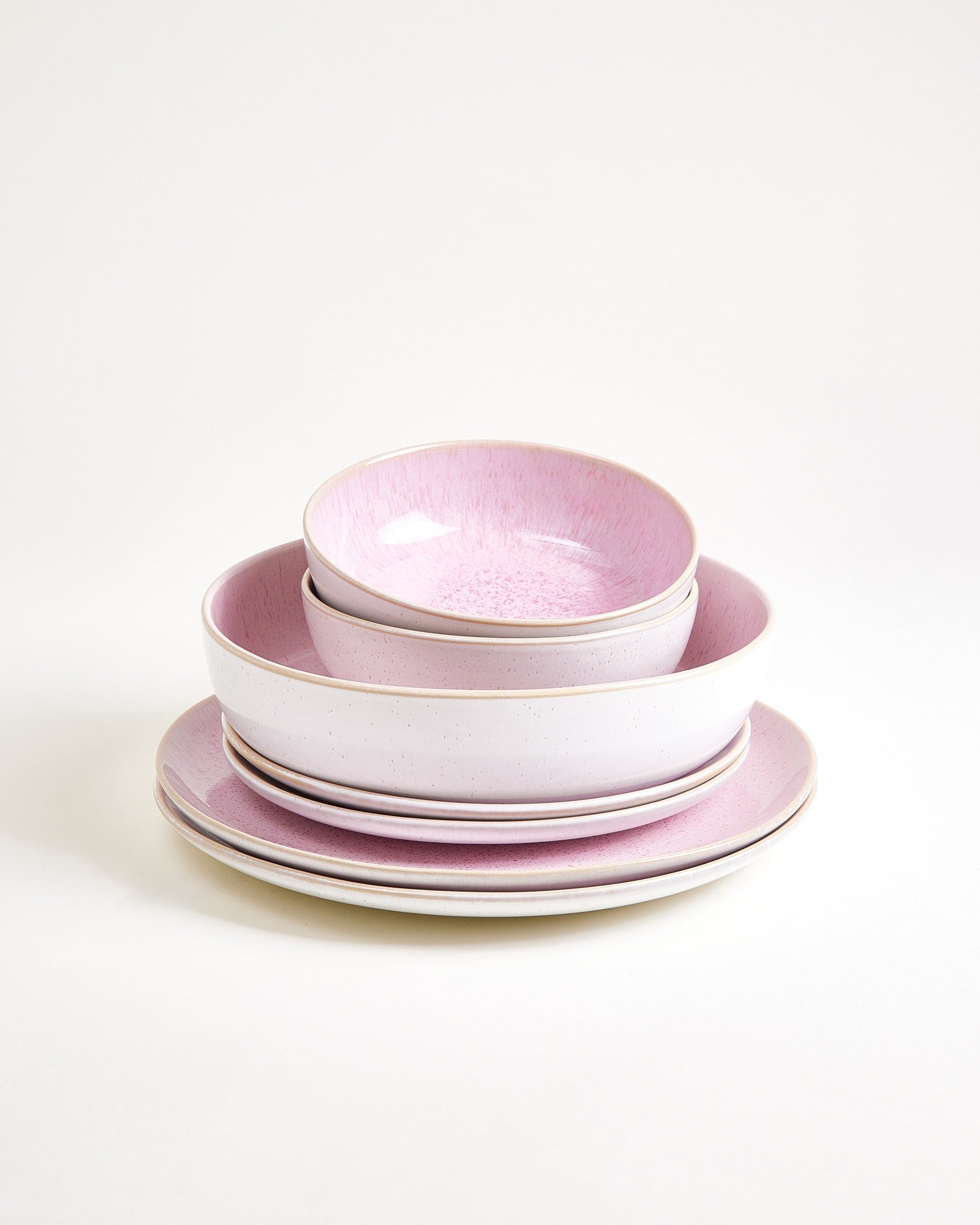 Areia Geschirr-Set modern rosé 7-teilig