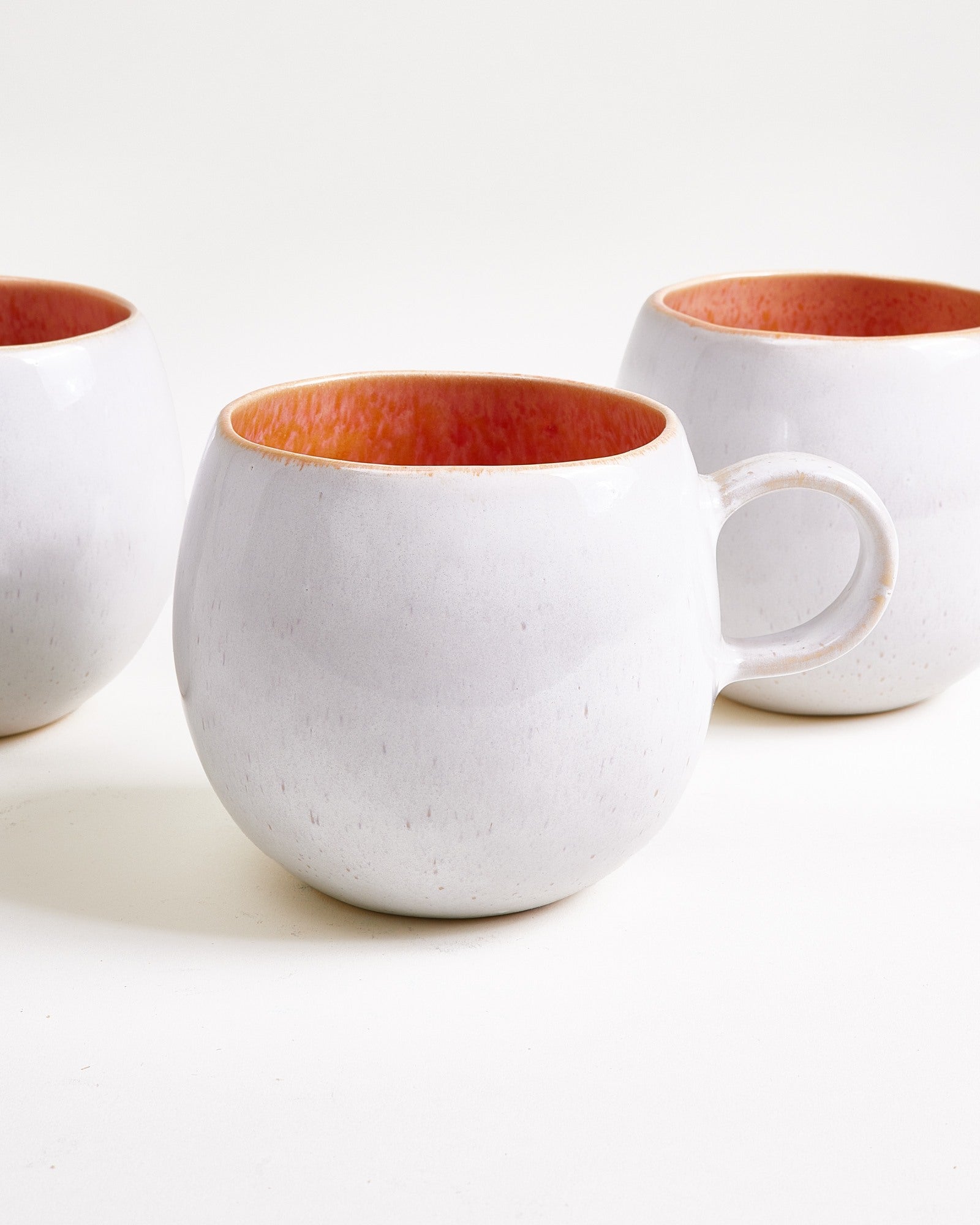 Areia - Set of 6 Mugs big pink