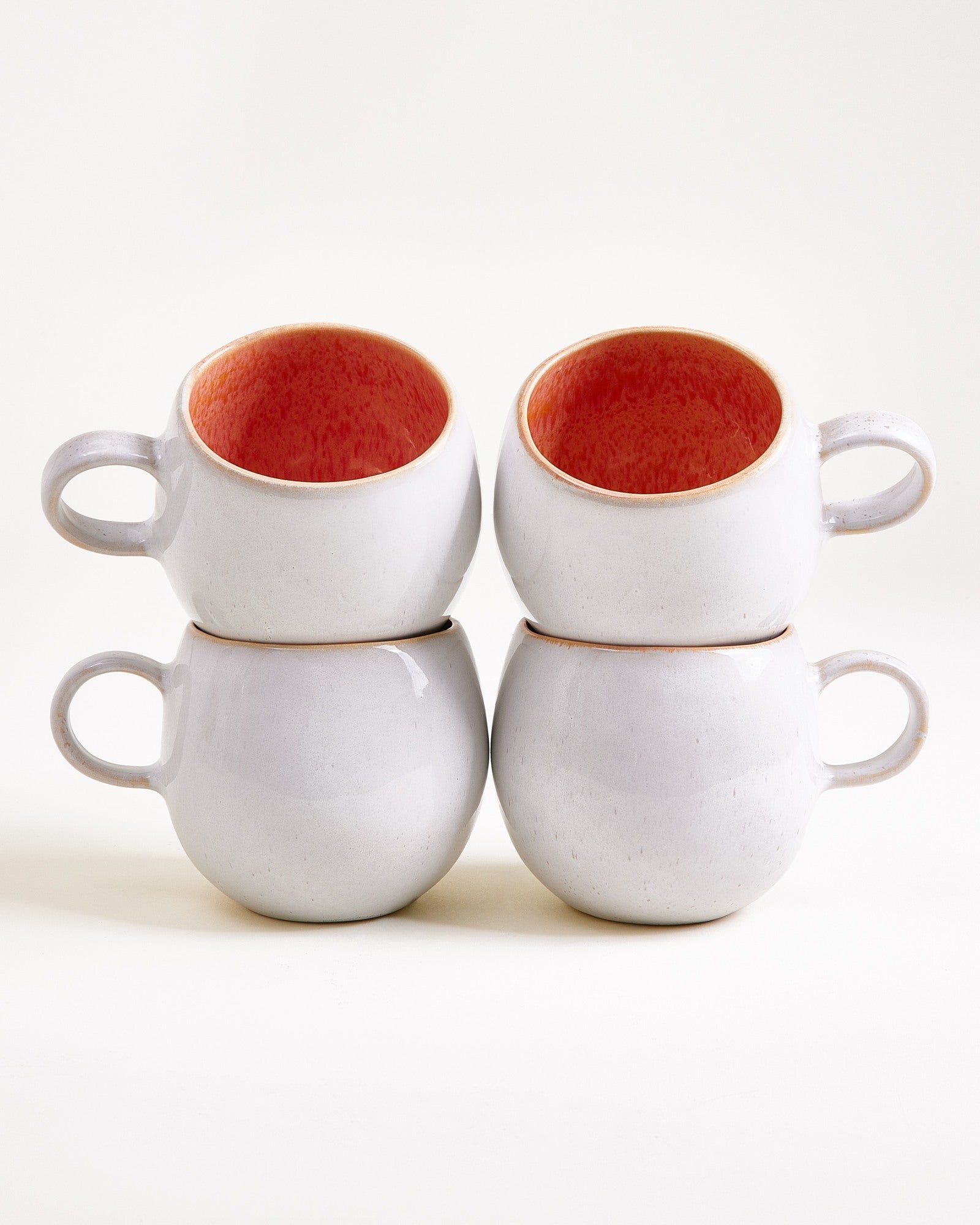 Areia Tasse groß pink 4er-Set