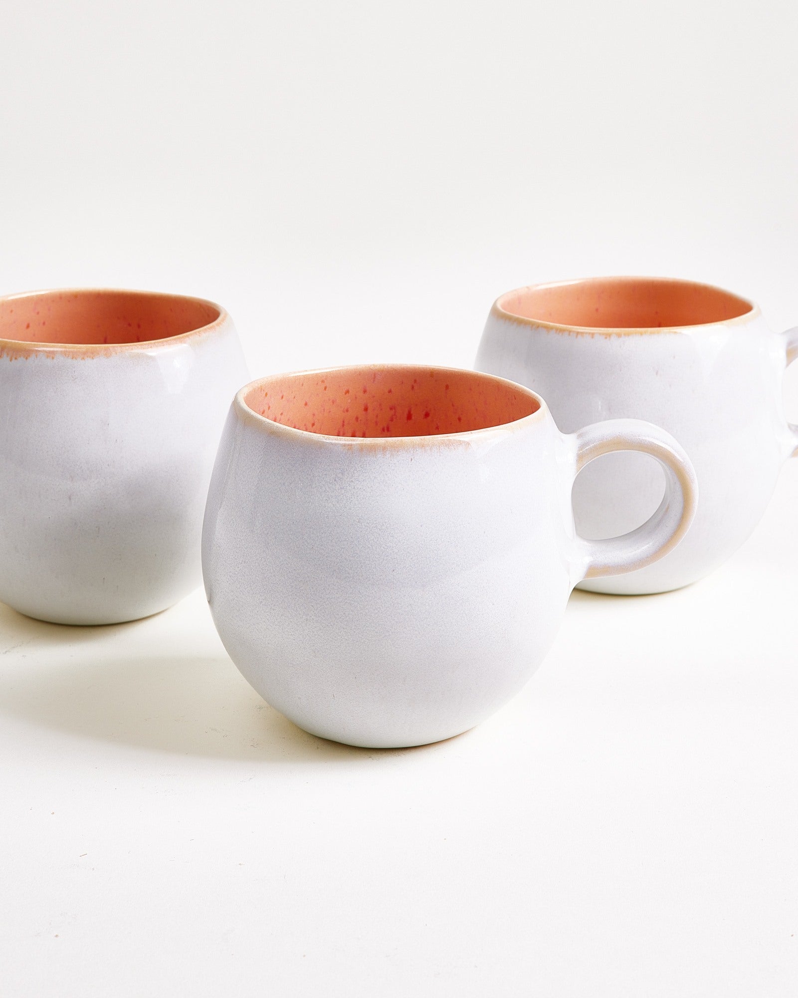 Areia - Set of 6 Mugs small pink