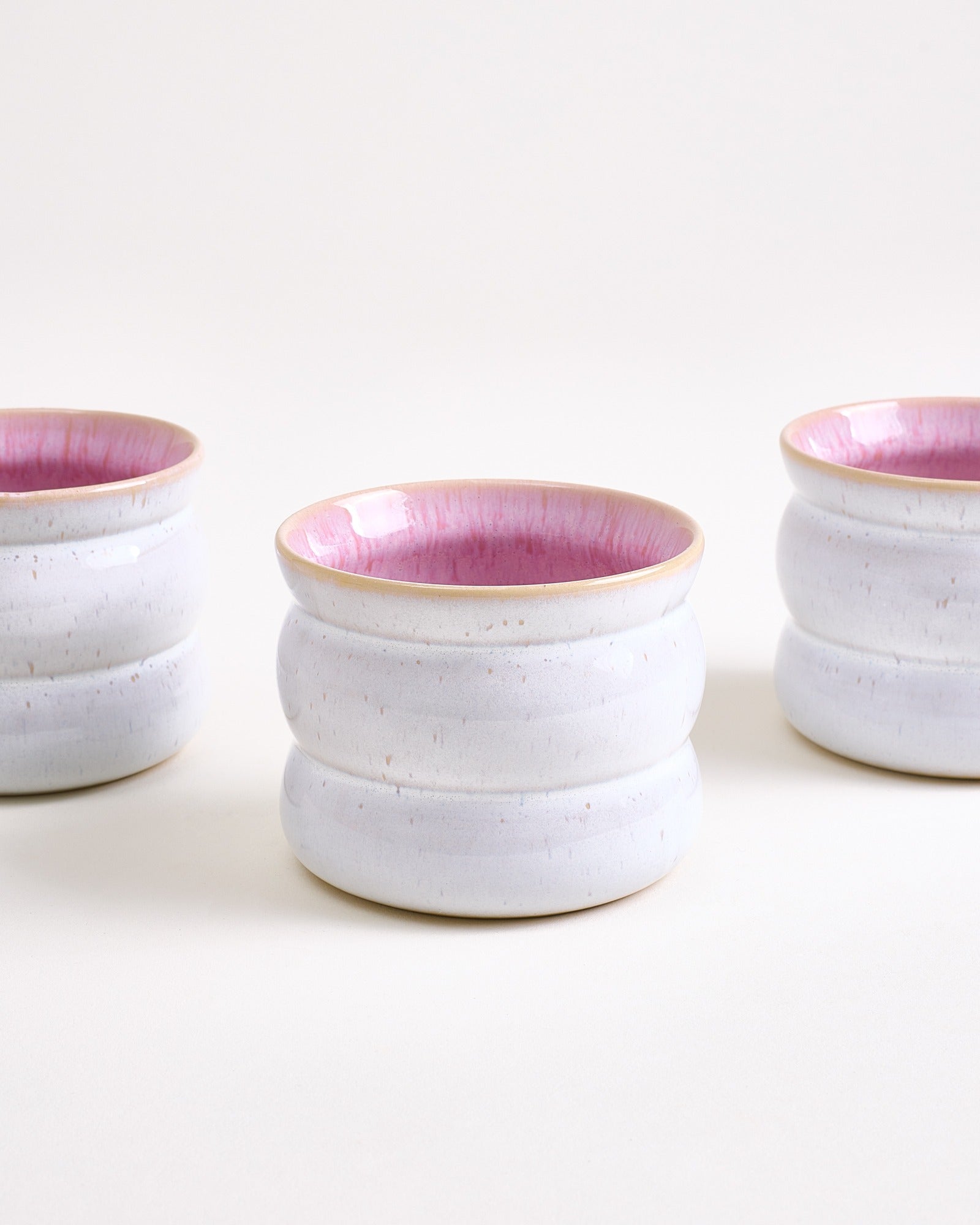 Areia Becher klein bubble rosé 4er-Set