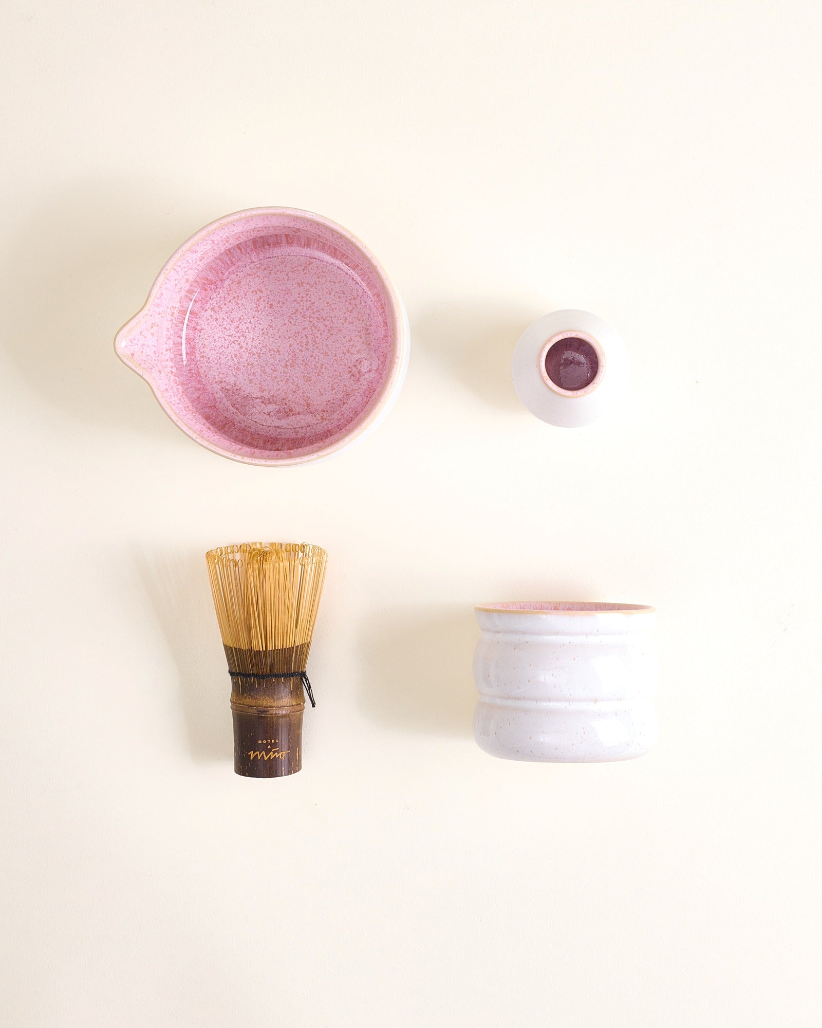 Areia - Matcha Set Bubble 4 pieces rosé