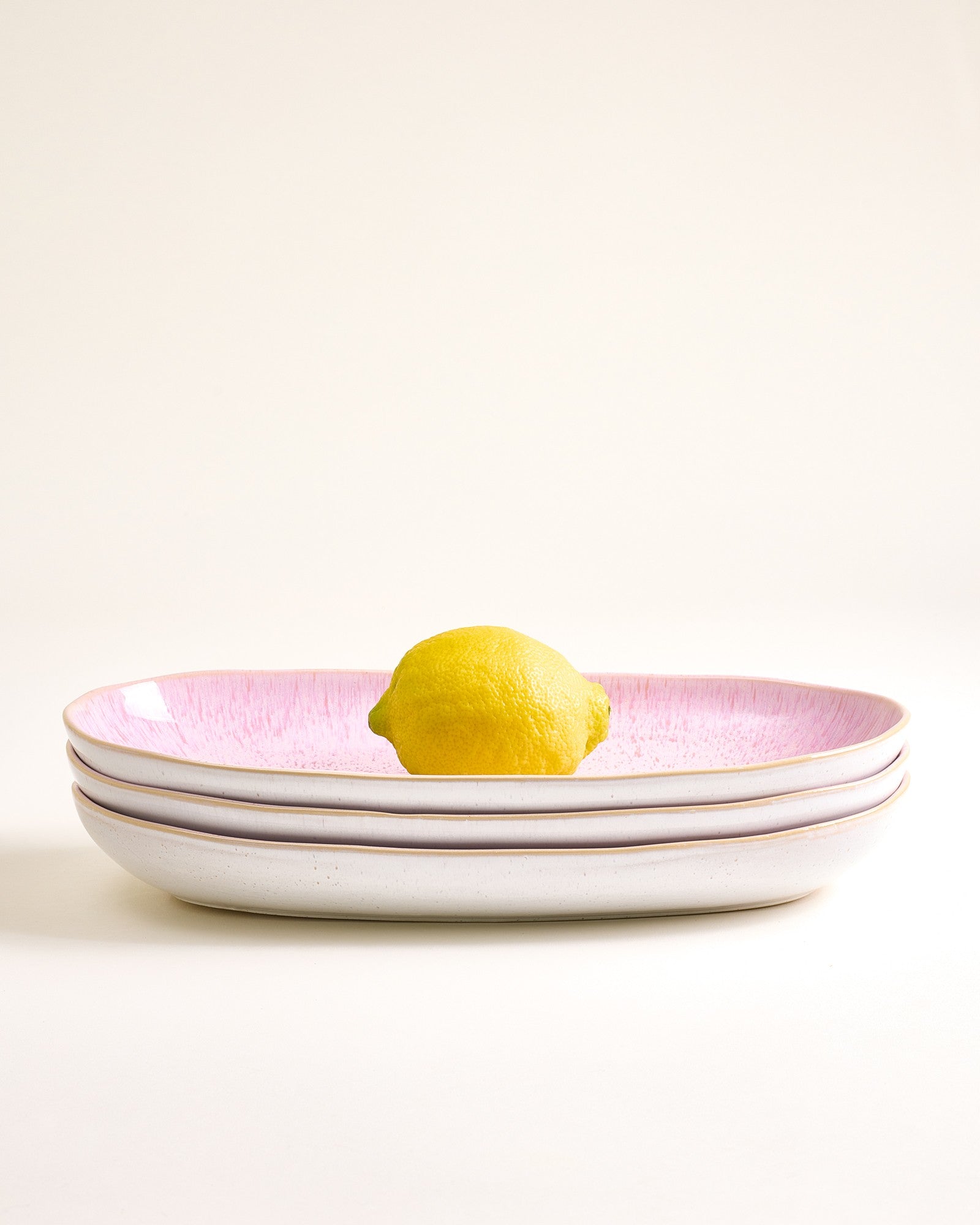 Areia - Plat de service L rosé