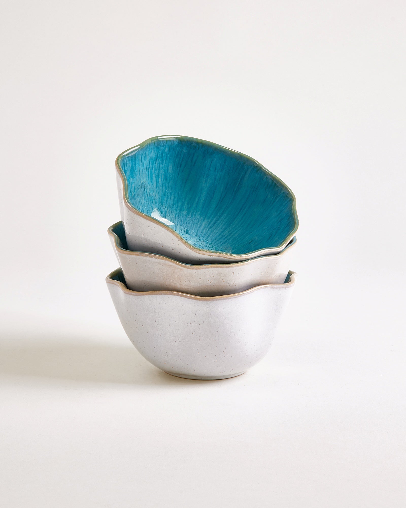 Areia - Cereal bowl shell aqua