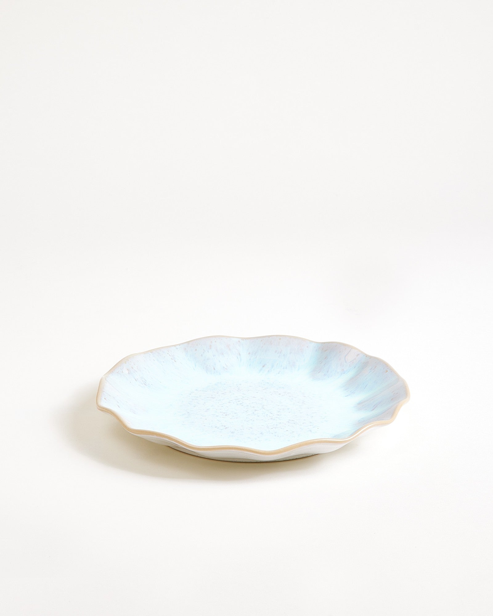 Areia - Petite assiette shell azur