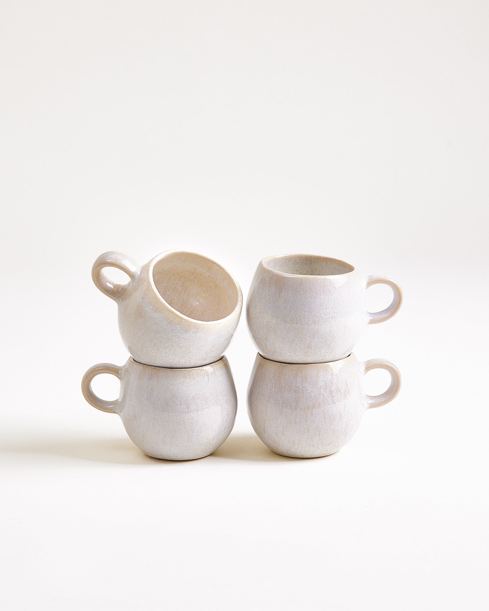 Areia - Set da 4 tazze per espresso colore bianco