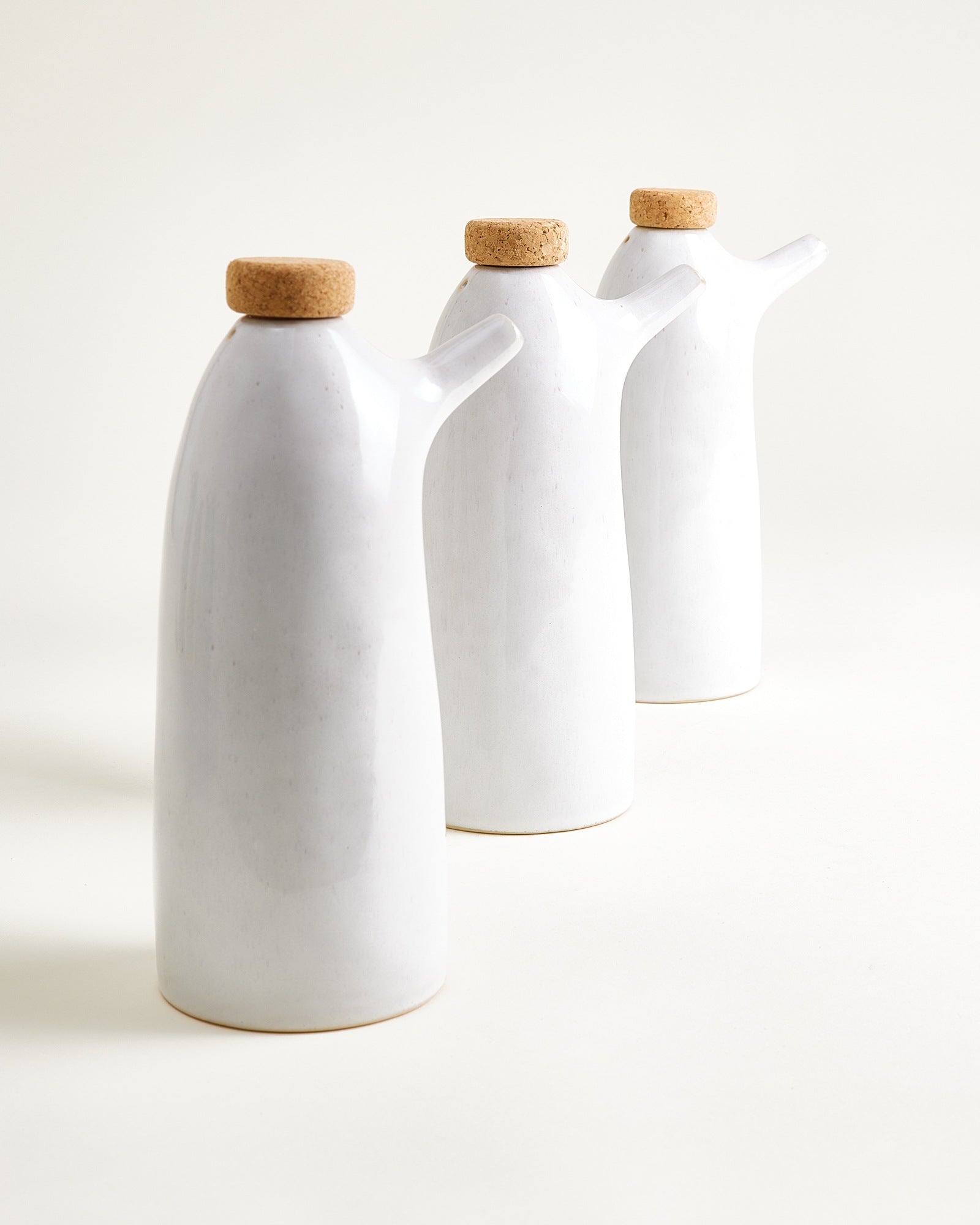 Areia Essig- & Ölflasche weiß