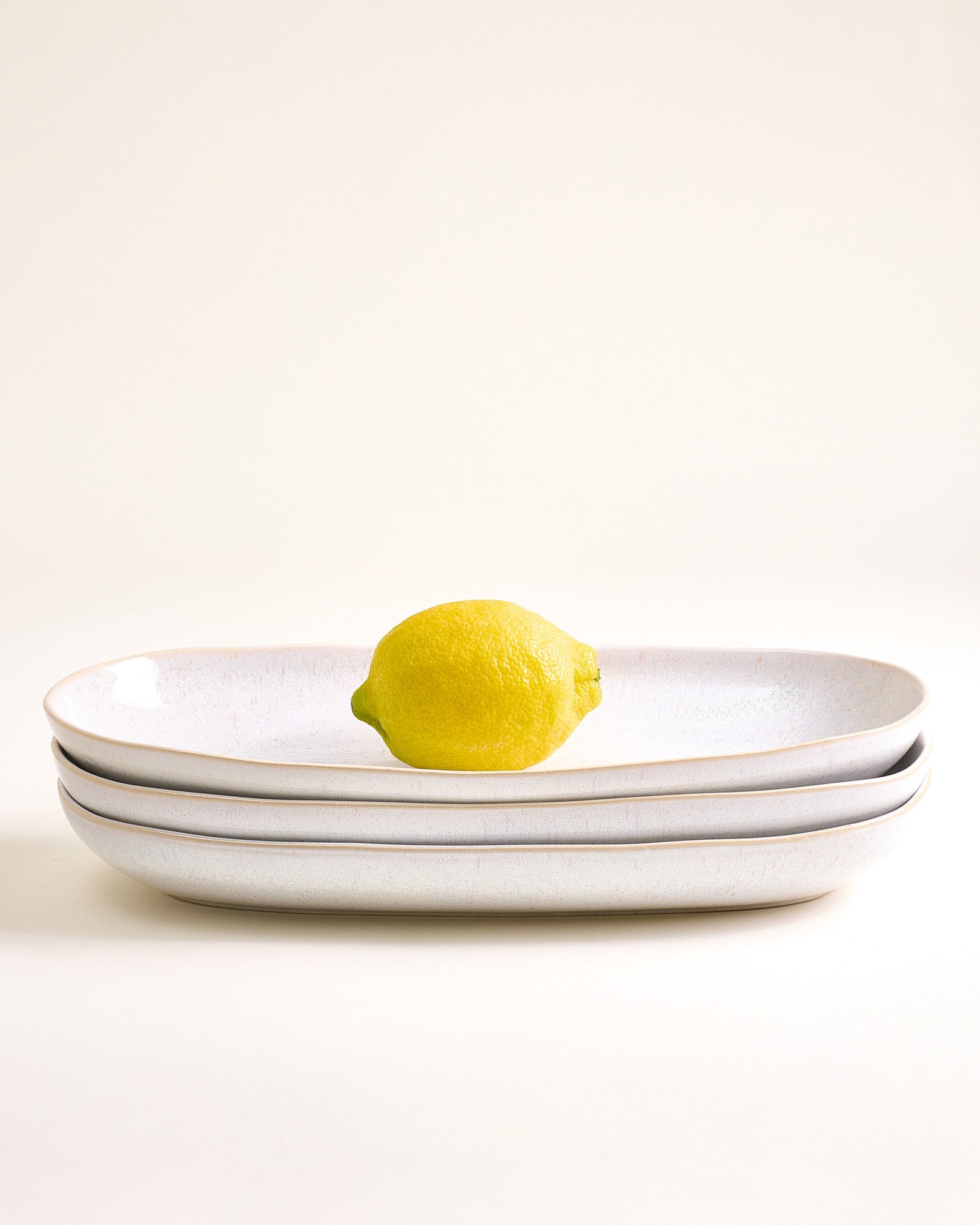 Areia - Serving platter L white