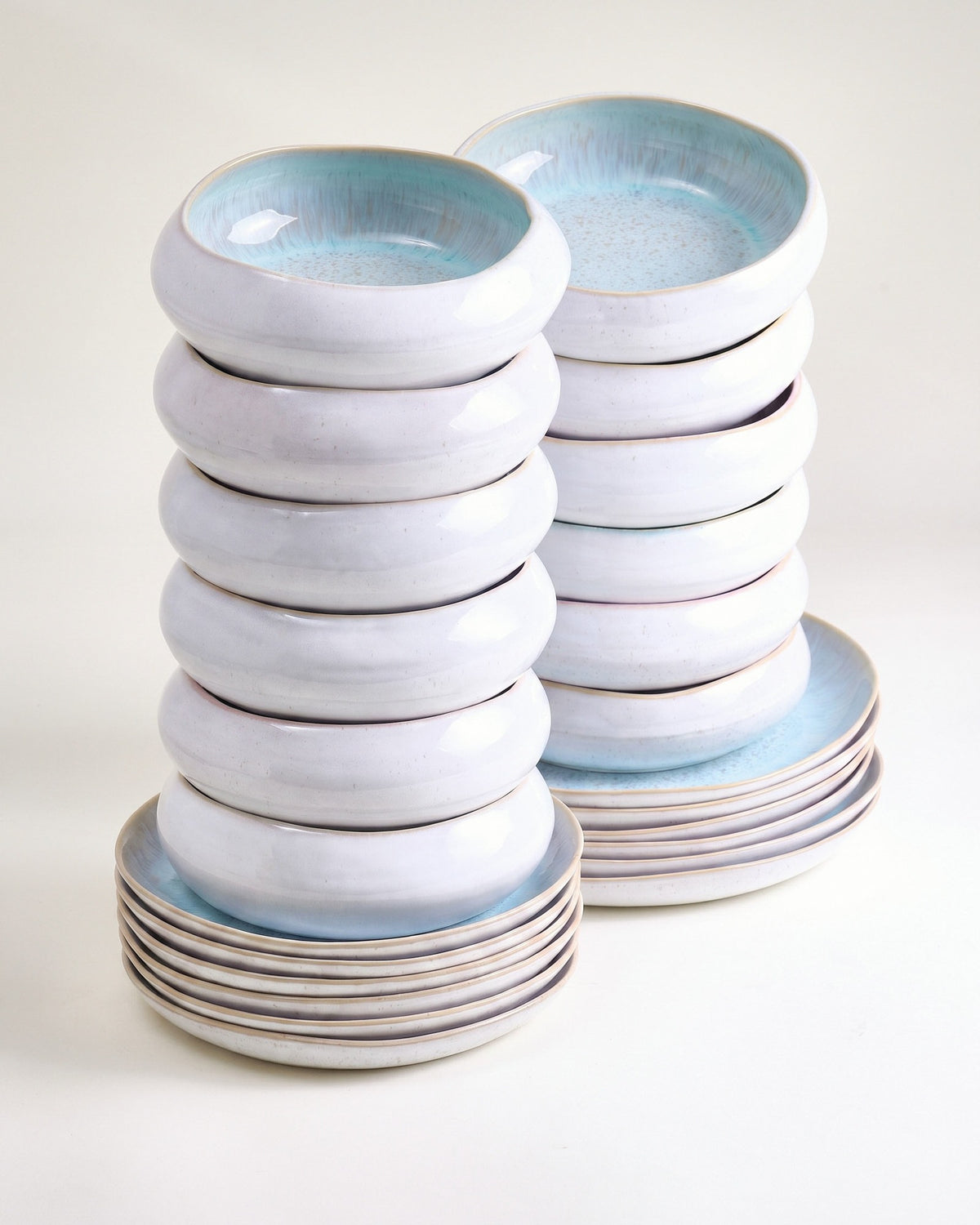 MaM x aripastaclub - Tableware set organic azure 24 pieces