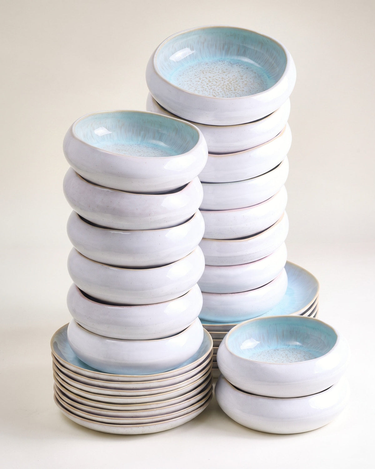 MaM x aripastaclub - Tableware set organic azure 32 pieces
