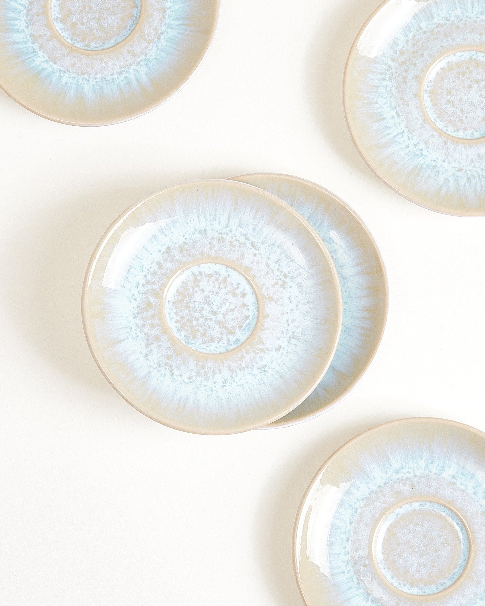 Areia Espressoschotel klassiek azuurblauw