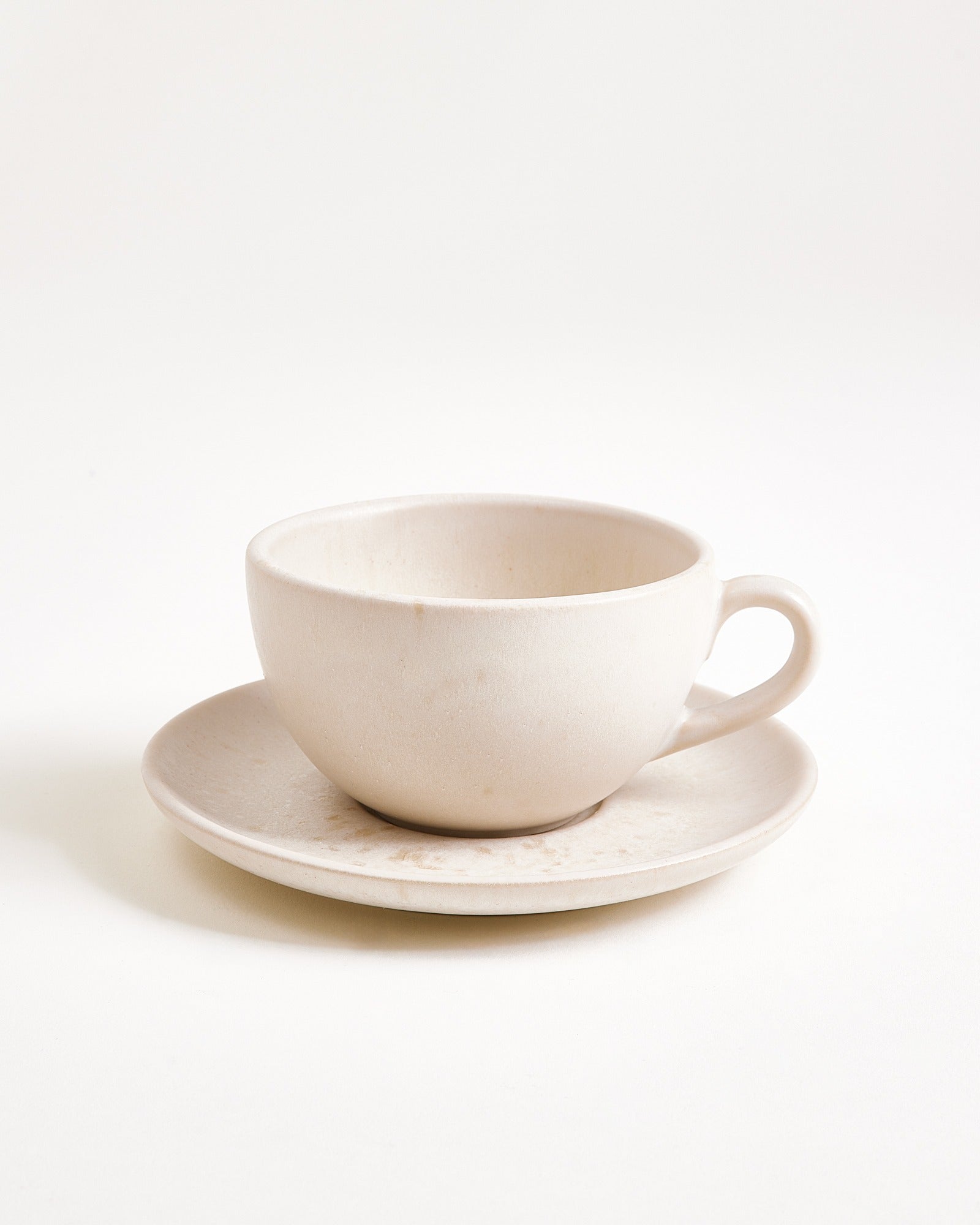 Sintra Cappuccino Cup & Small Saucer classic sand