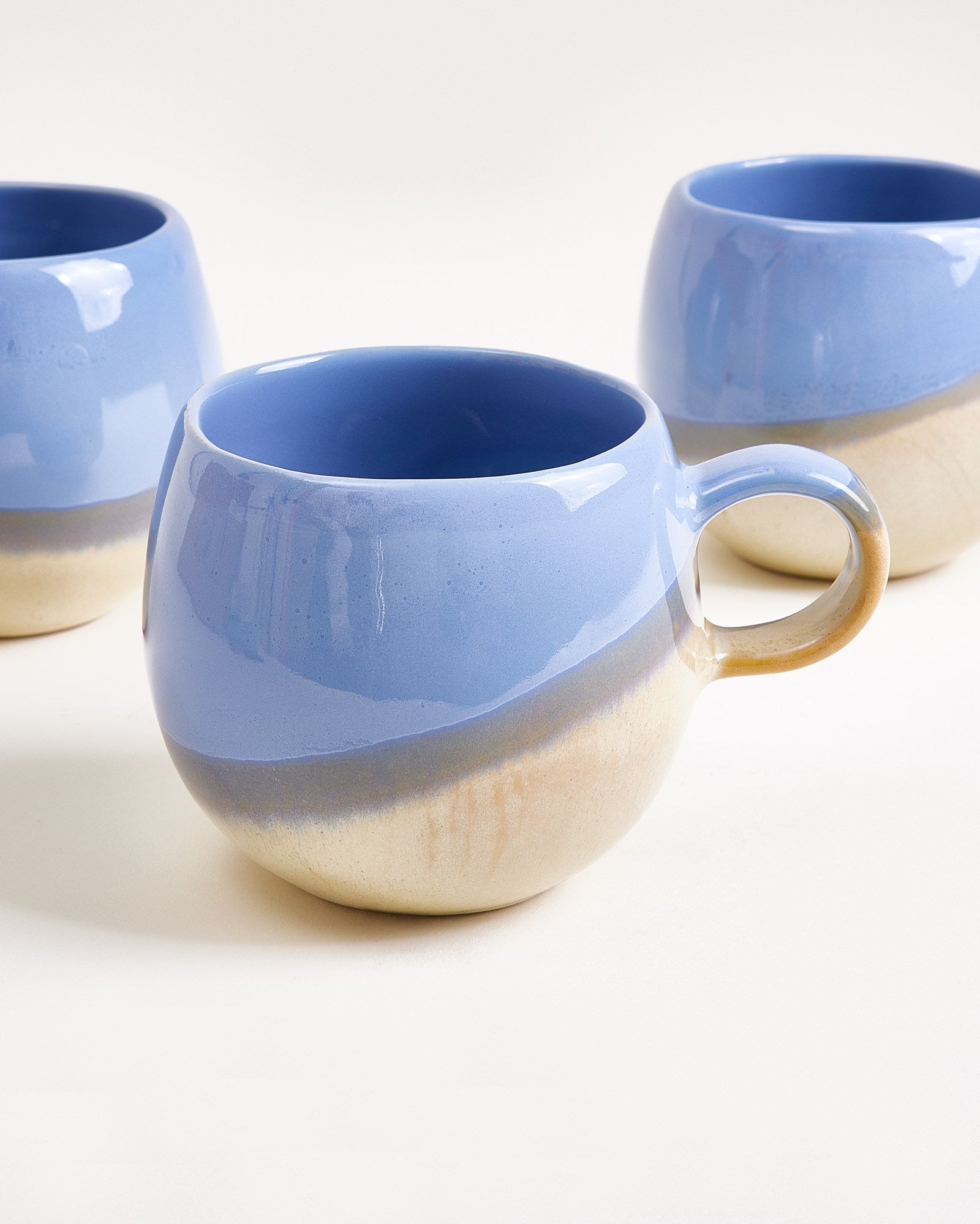 Bica Tasse groß cornflower sand 4er-Set
