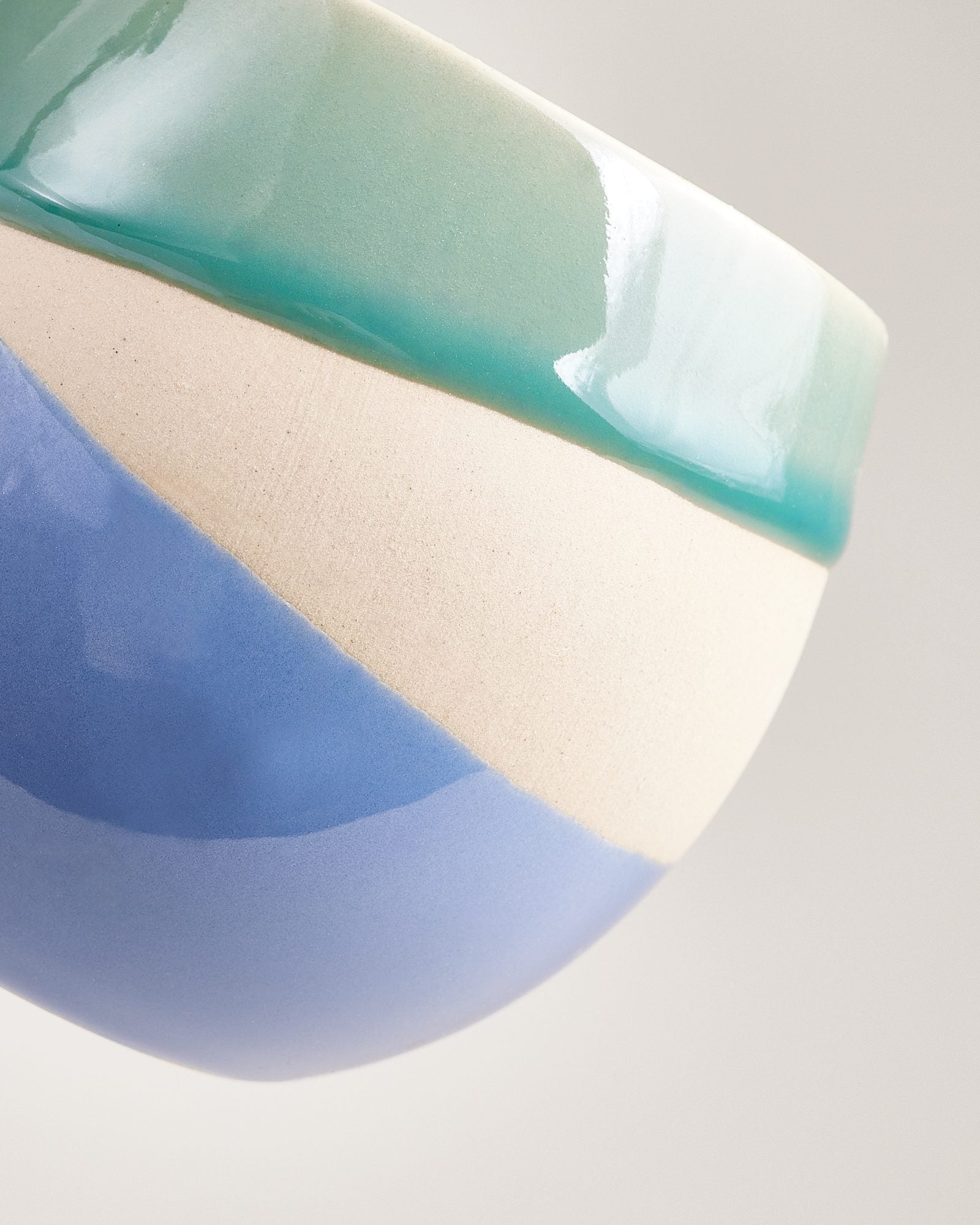 Bica Tasse klein hellgrün sand blau