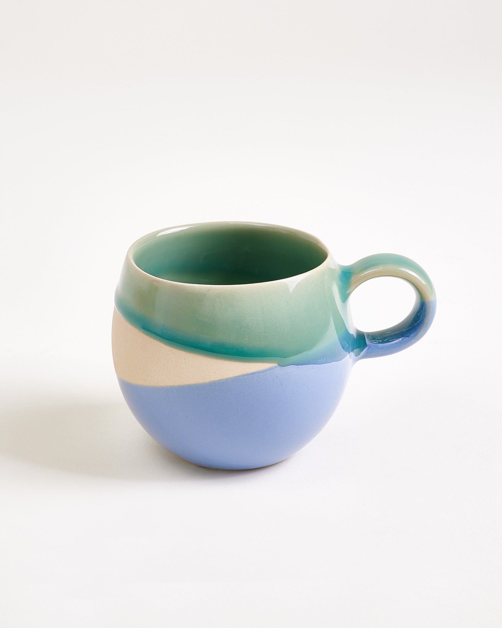 Bica Tasse klein hellgrün sand blau