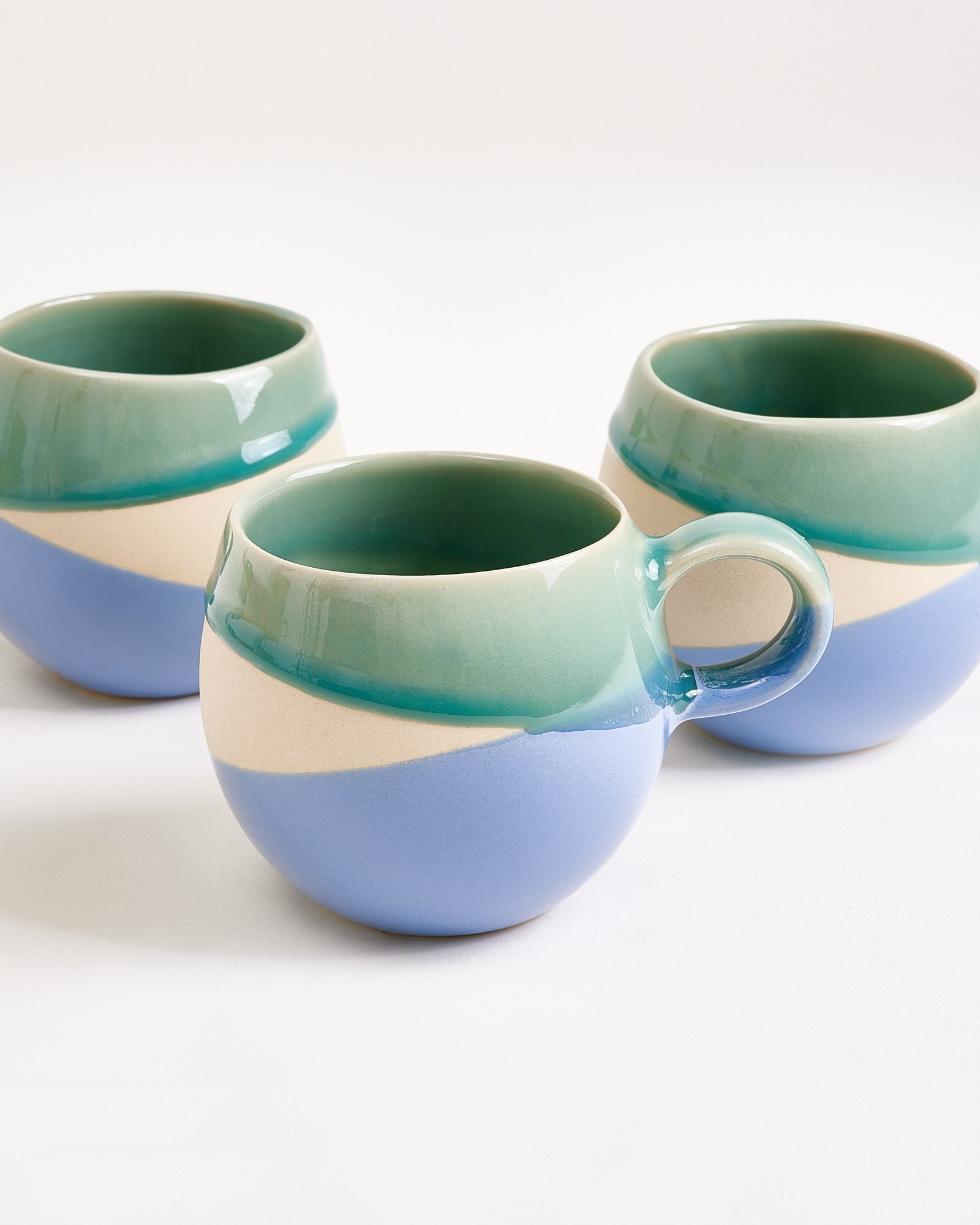 Bica kopje klein licht groen blauw creme