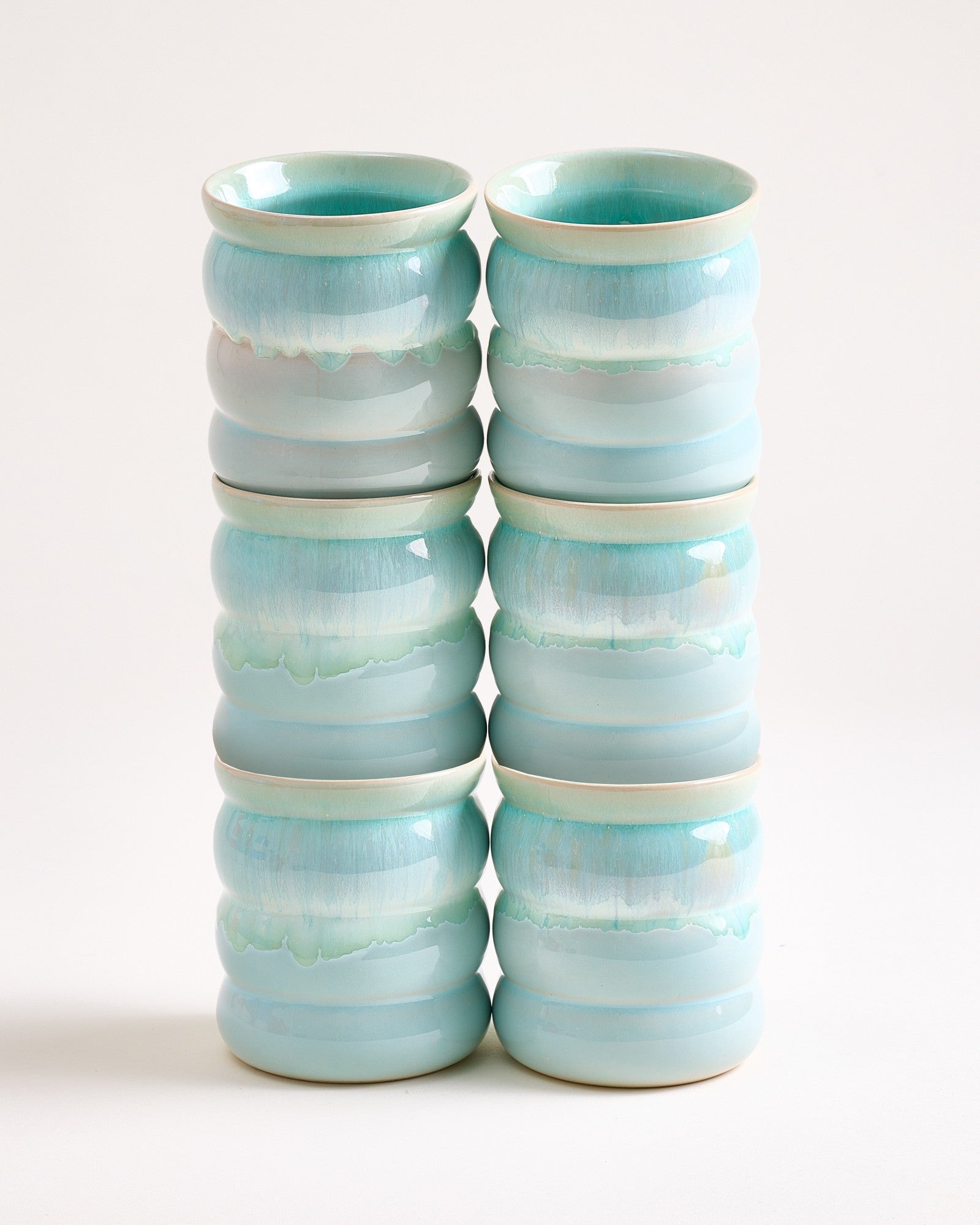 Bica Becher groß bubble mint 6er-Set