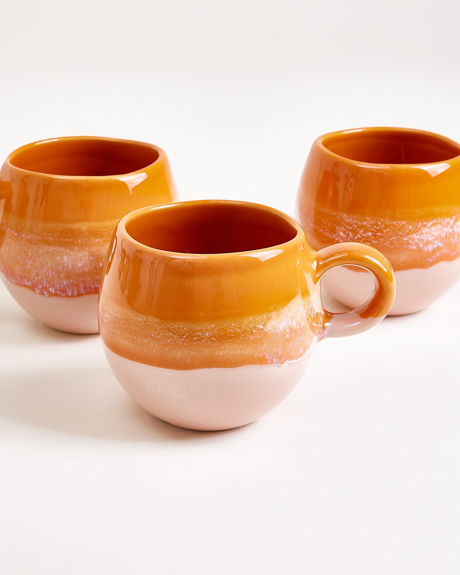 Bica - Set of 4 cups small orange