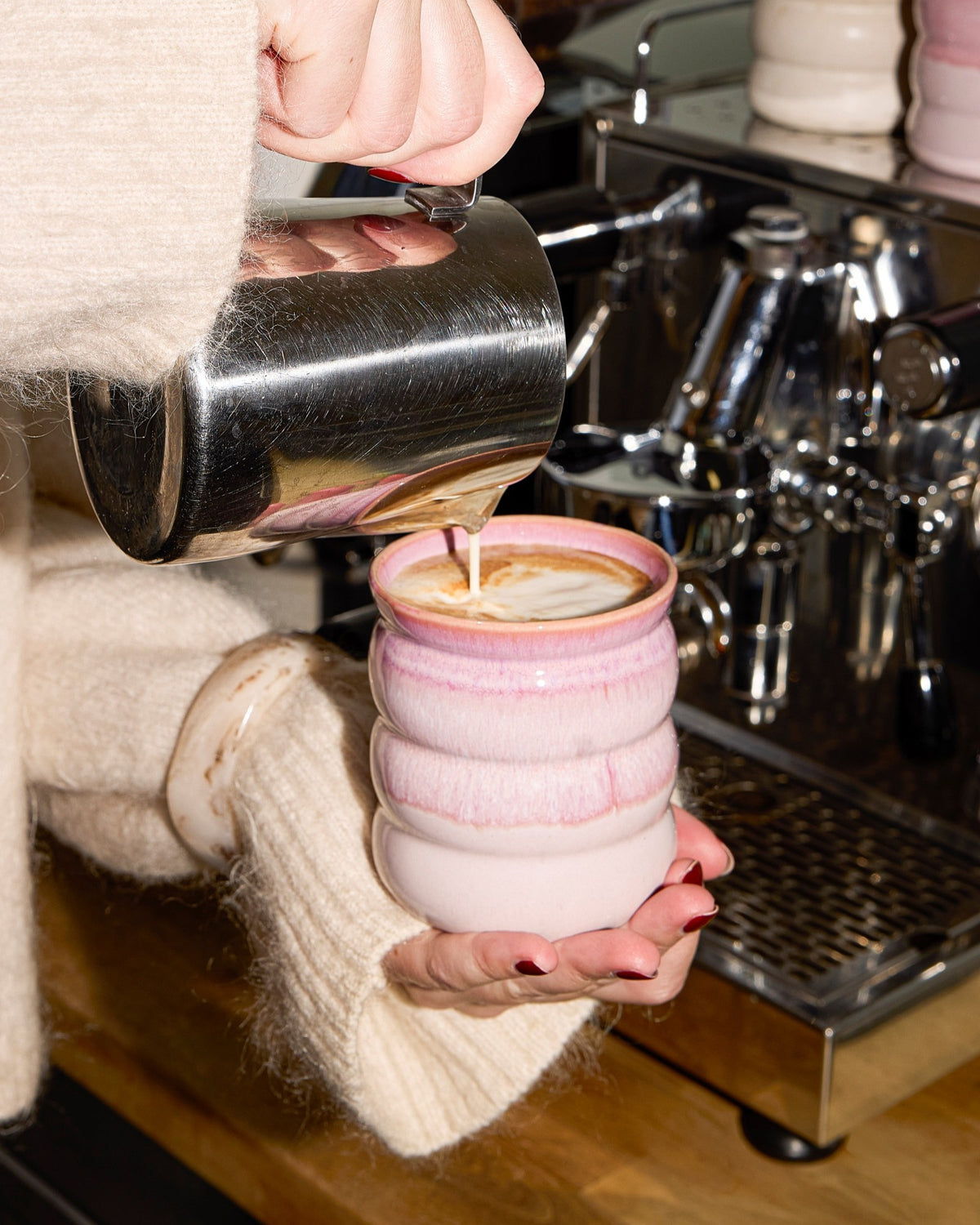 Bica Becher groß bubble pink