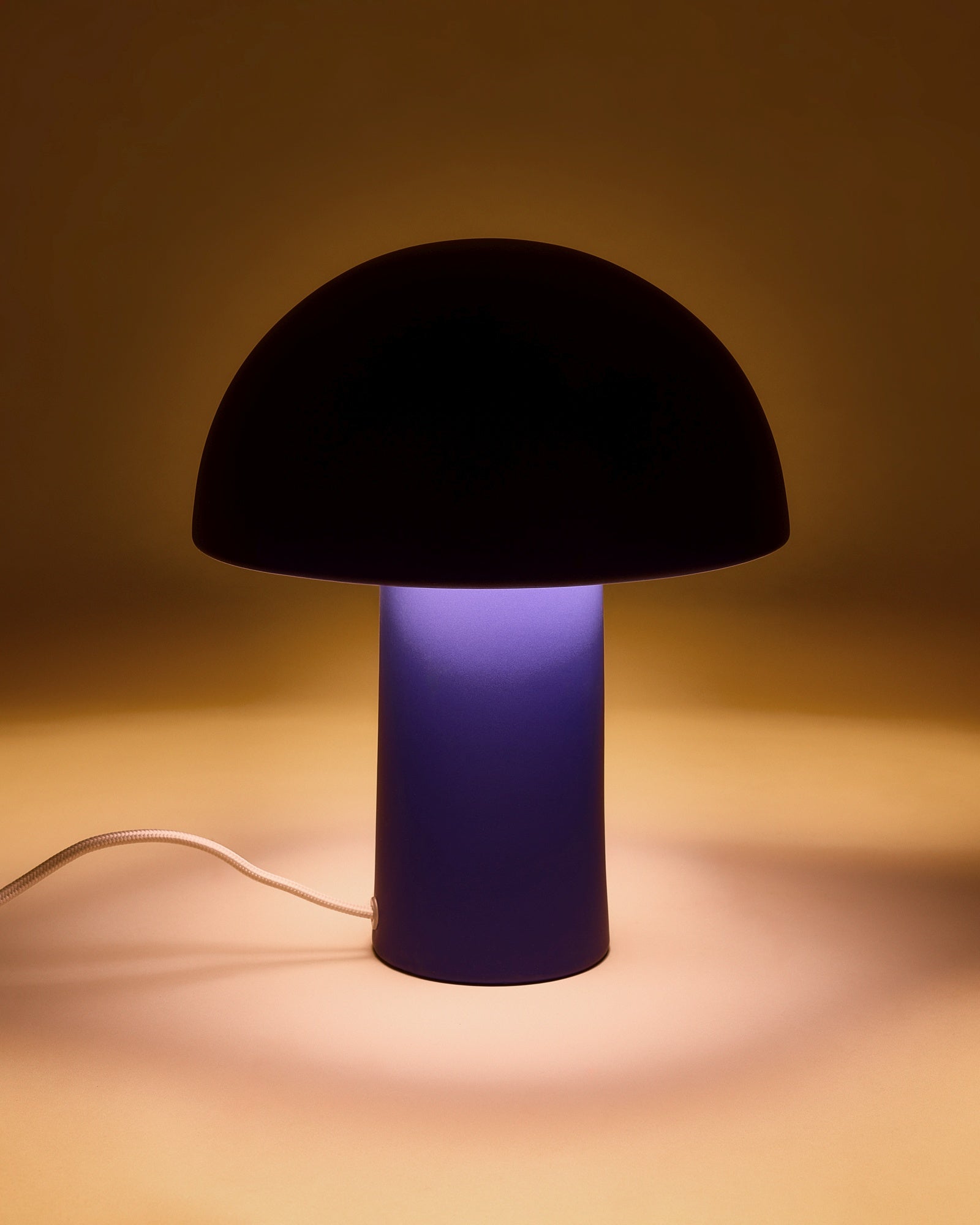 Cogumelo - Lampada in ceramica blu scuro