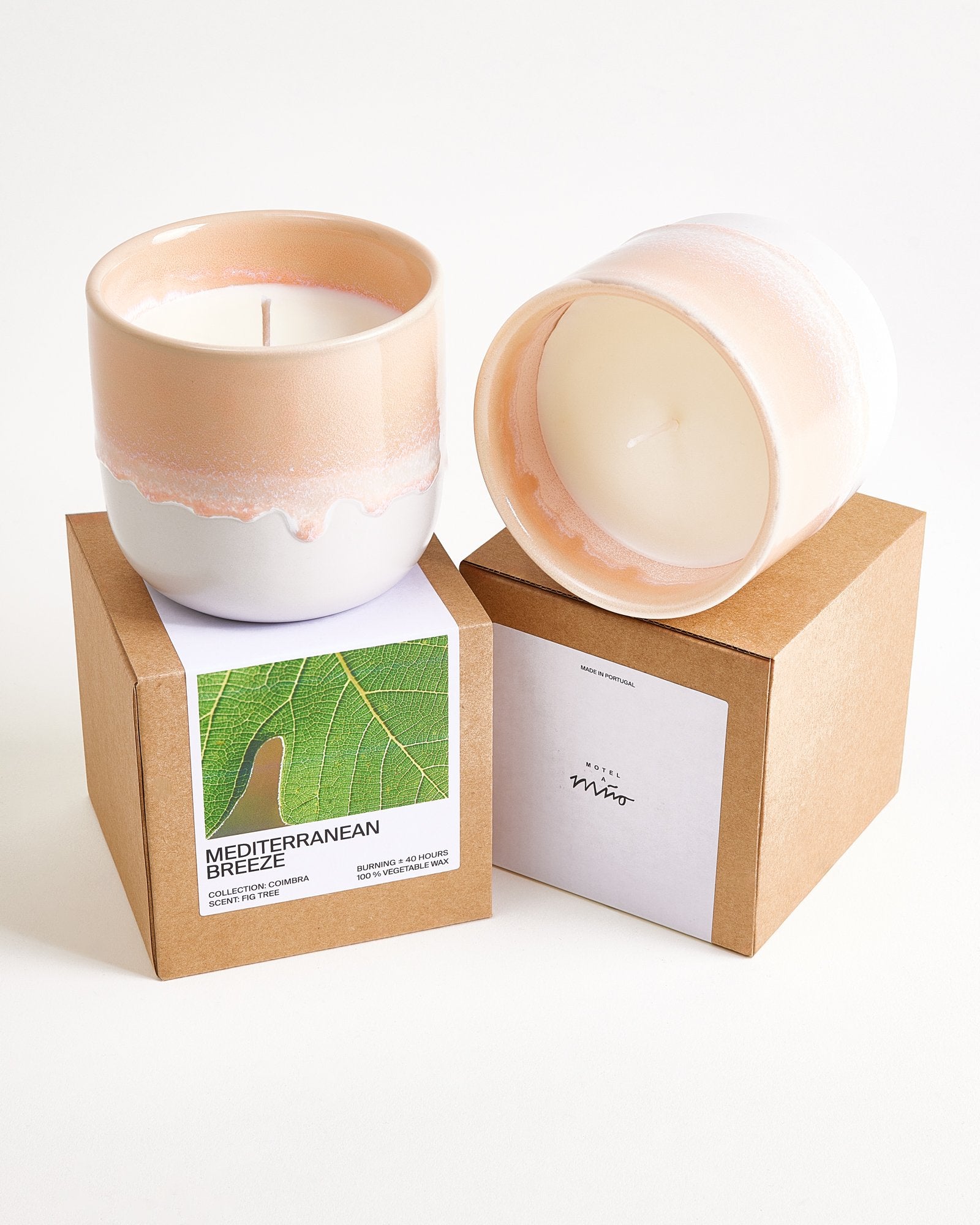 Coimbra - Candela profumata “Mediterranean Breeze” albicocca