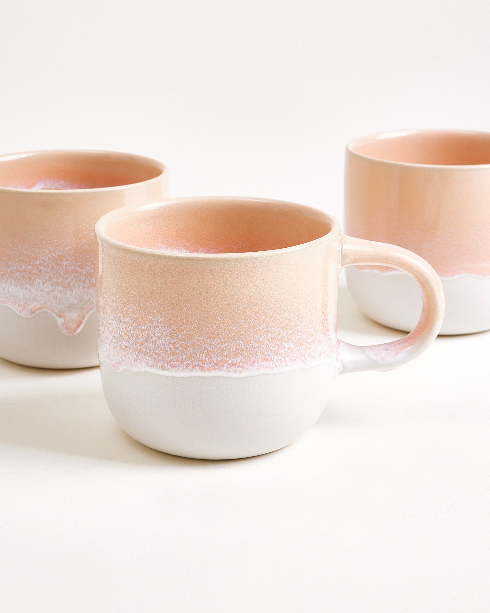 Coimbra Tasse groß apricot 4er-Set