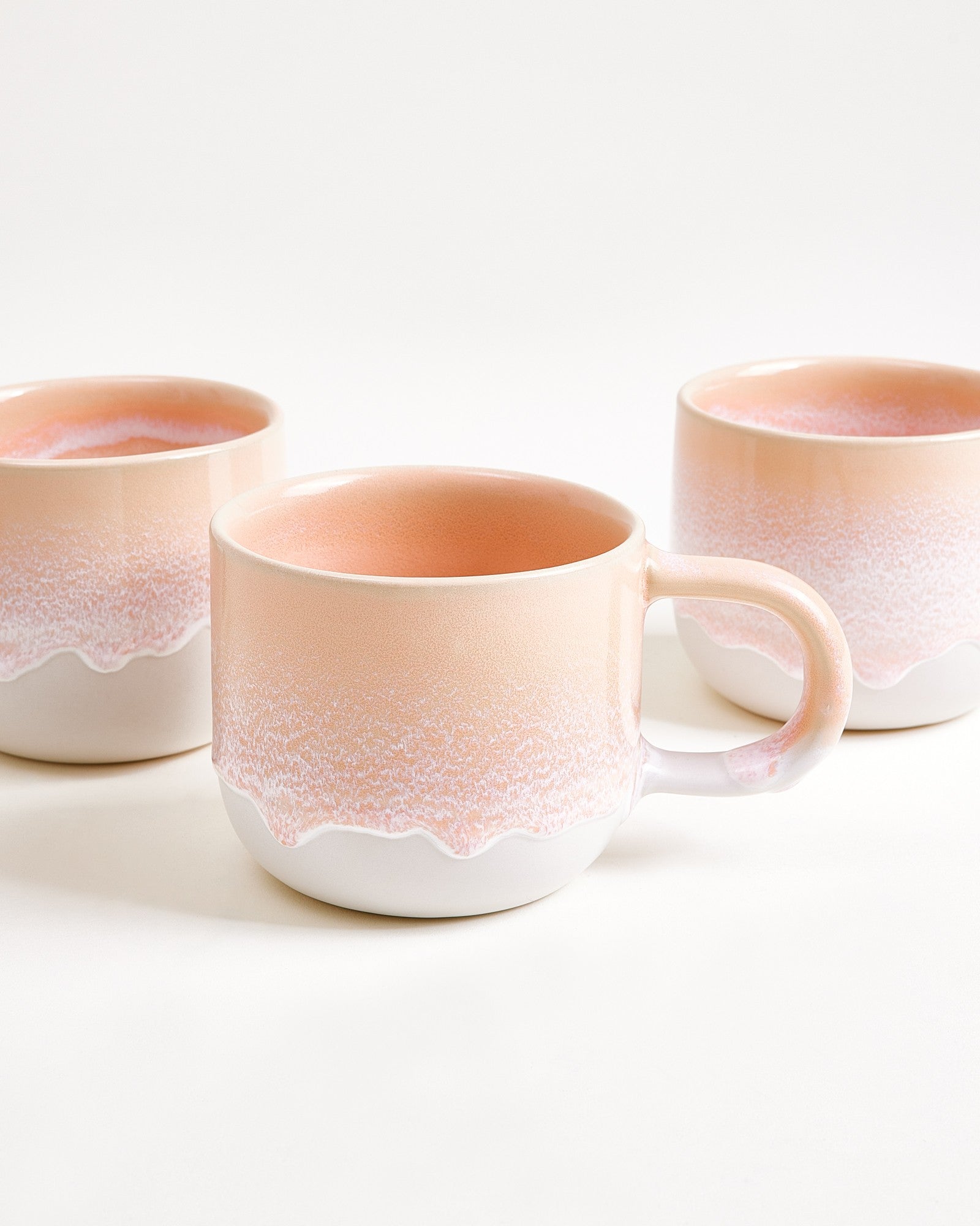Coimbra - Set of 4 mugs small apricot