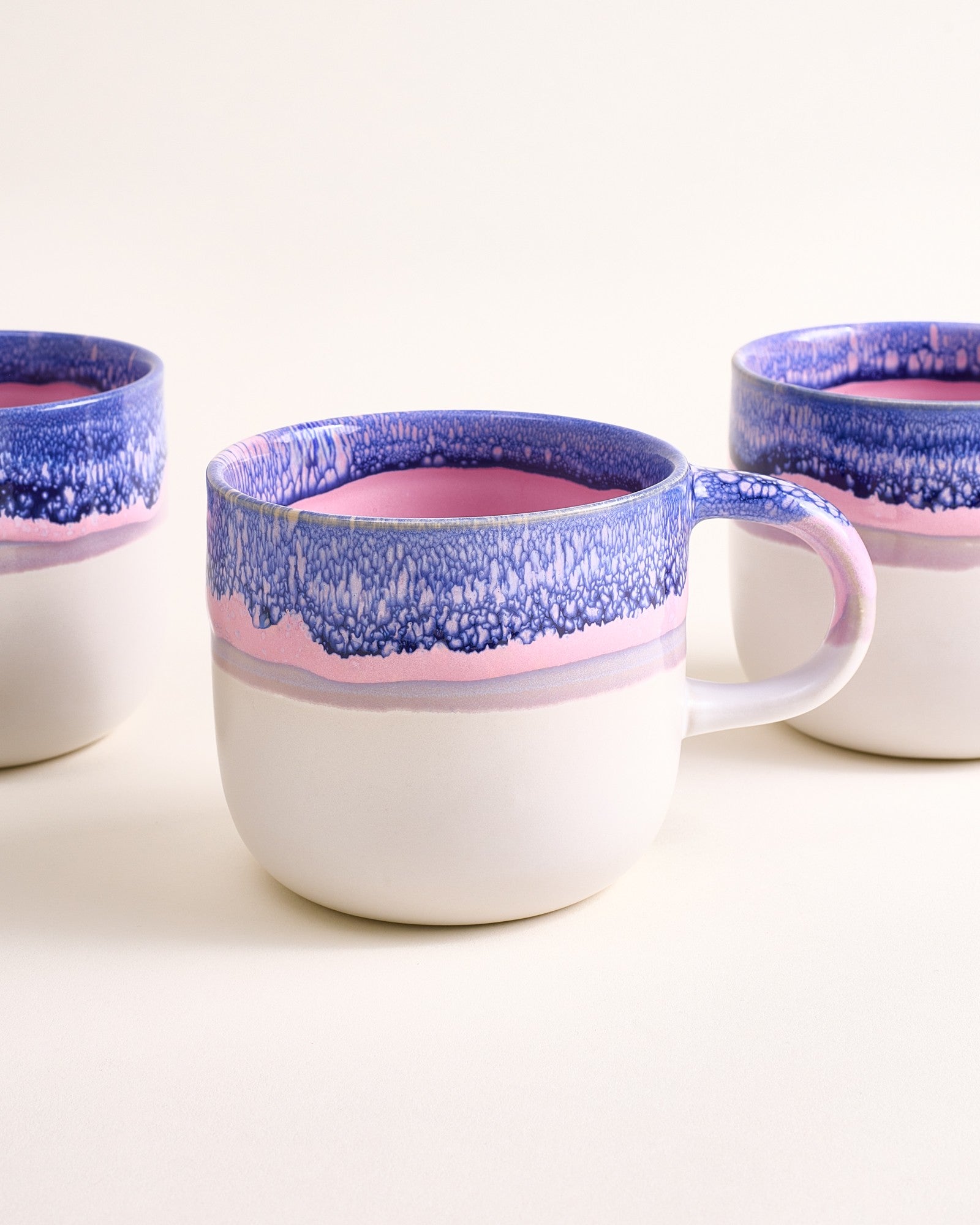 Coimbra - Large mug blue purple Set of 6