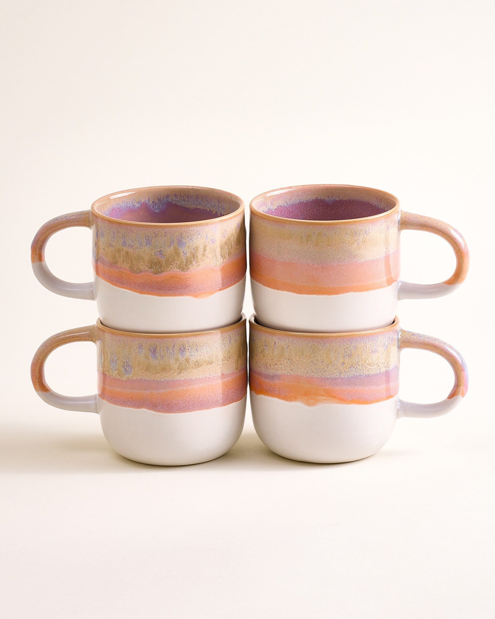 Coimbra - Large mug purple orange