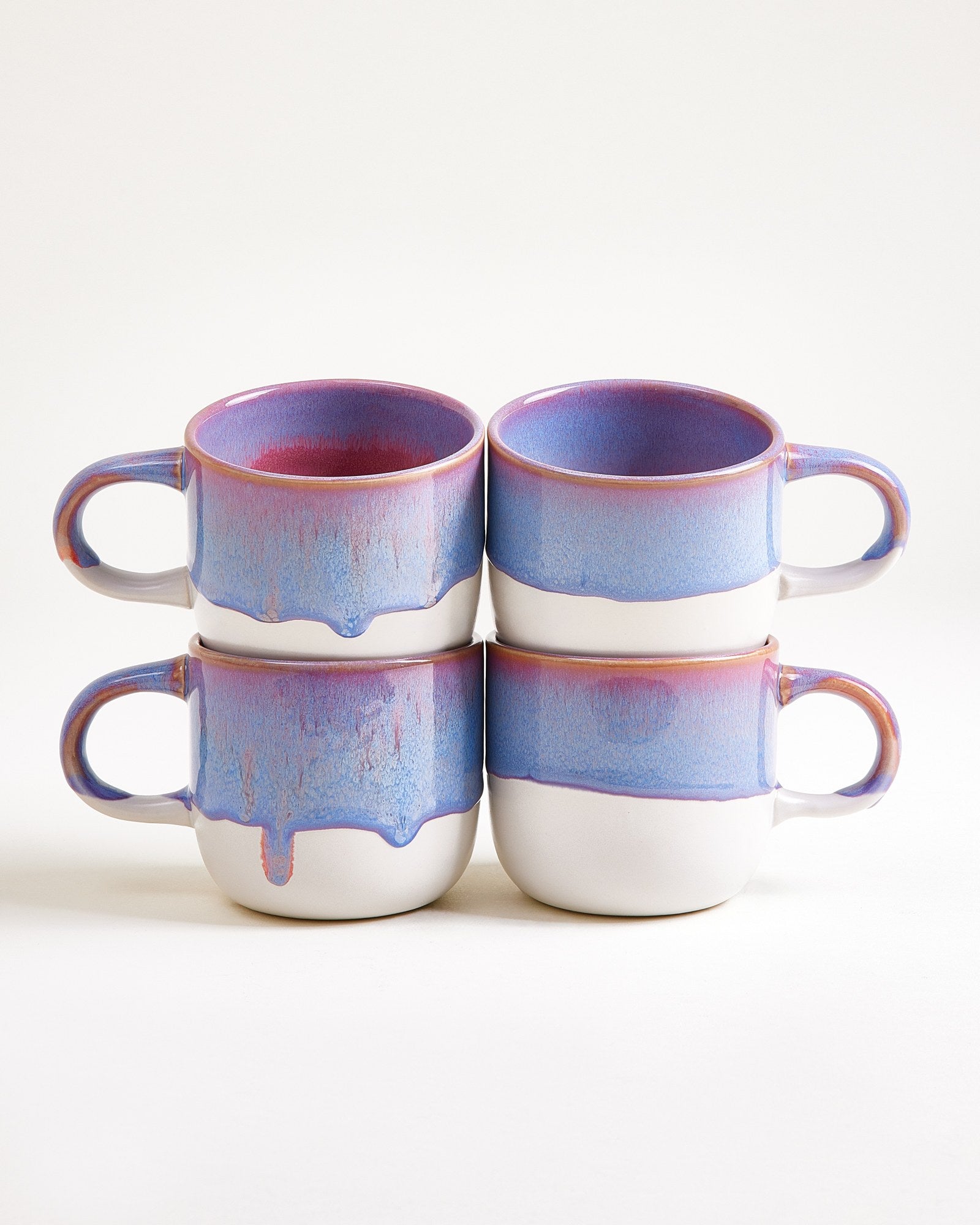 Coimbra Tasse groß lila 4er-Set