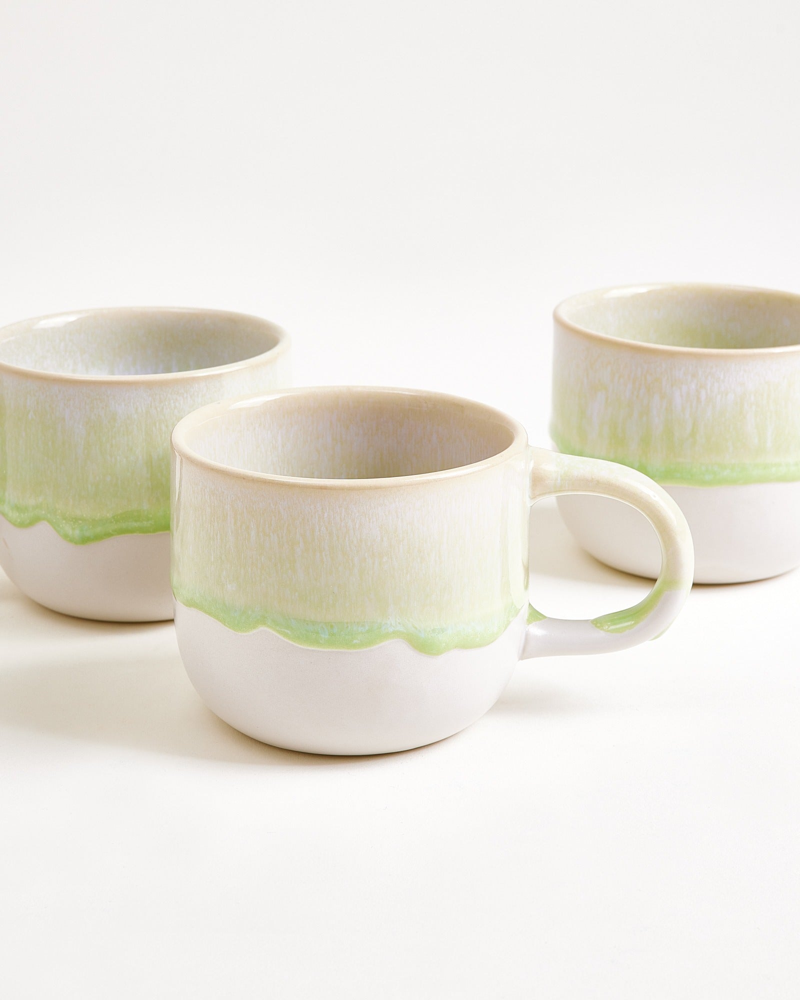 Coimbra - Set of 6 mugs small pastel green
