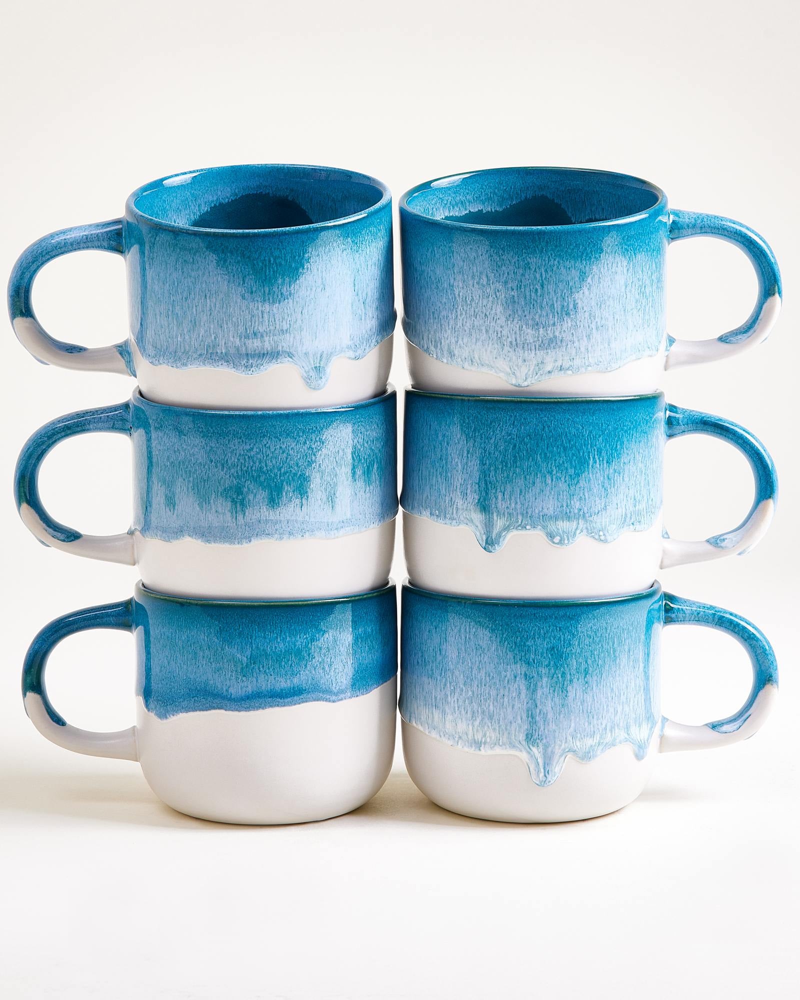 Coimbra Teetasse türkis 6er-Set