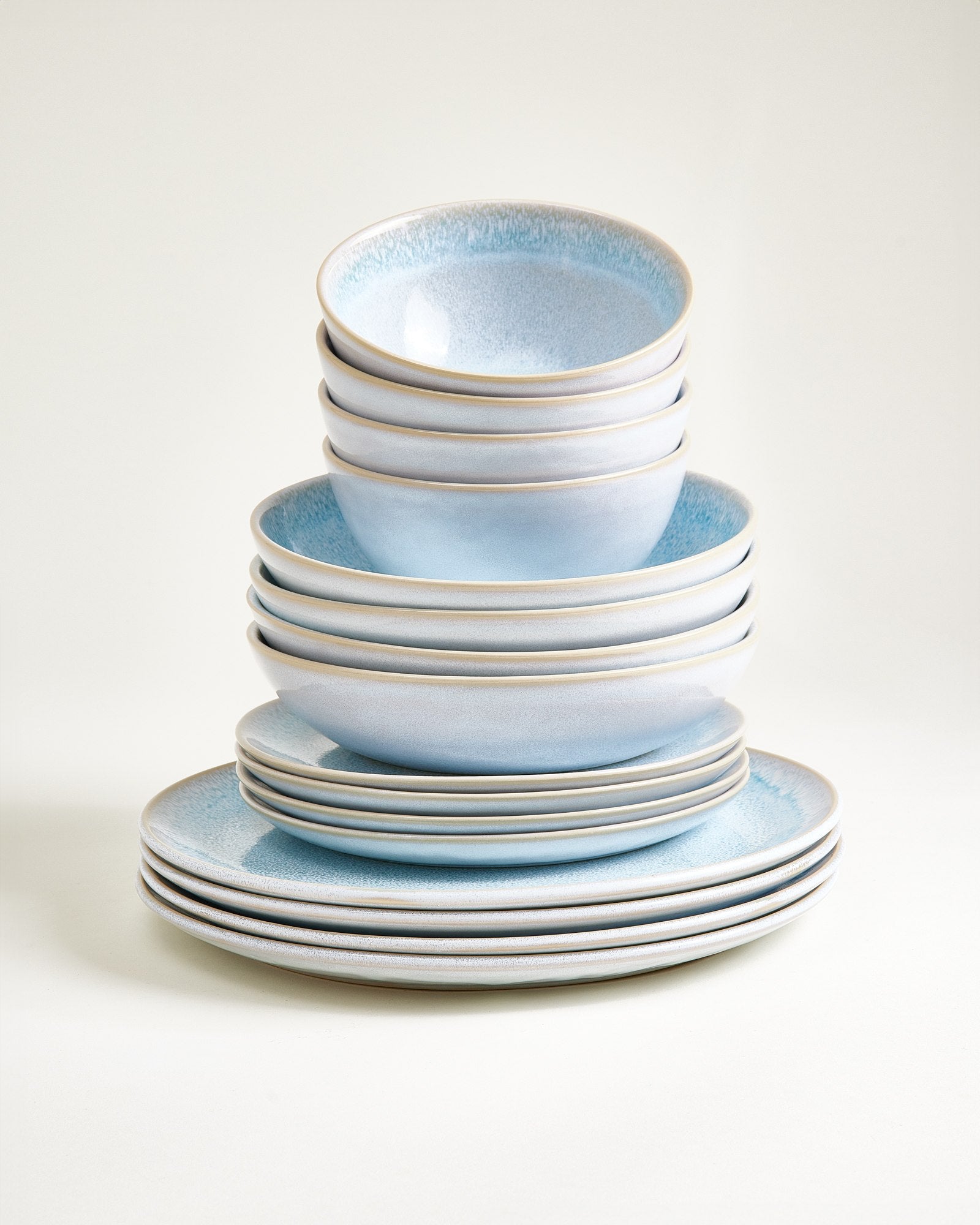 Cordoama - Set de vaisselle classique azur 16 pièces