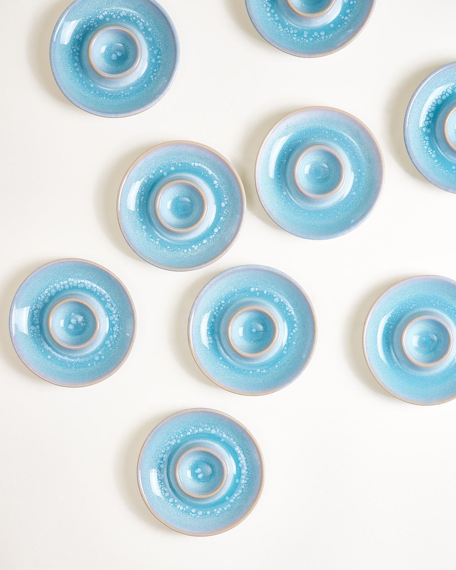 Cordoama - Set of 4 egg cups aqua