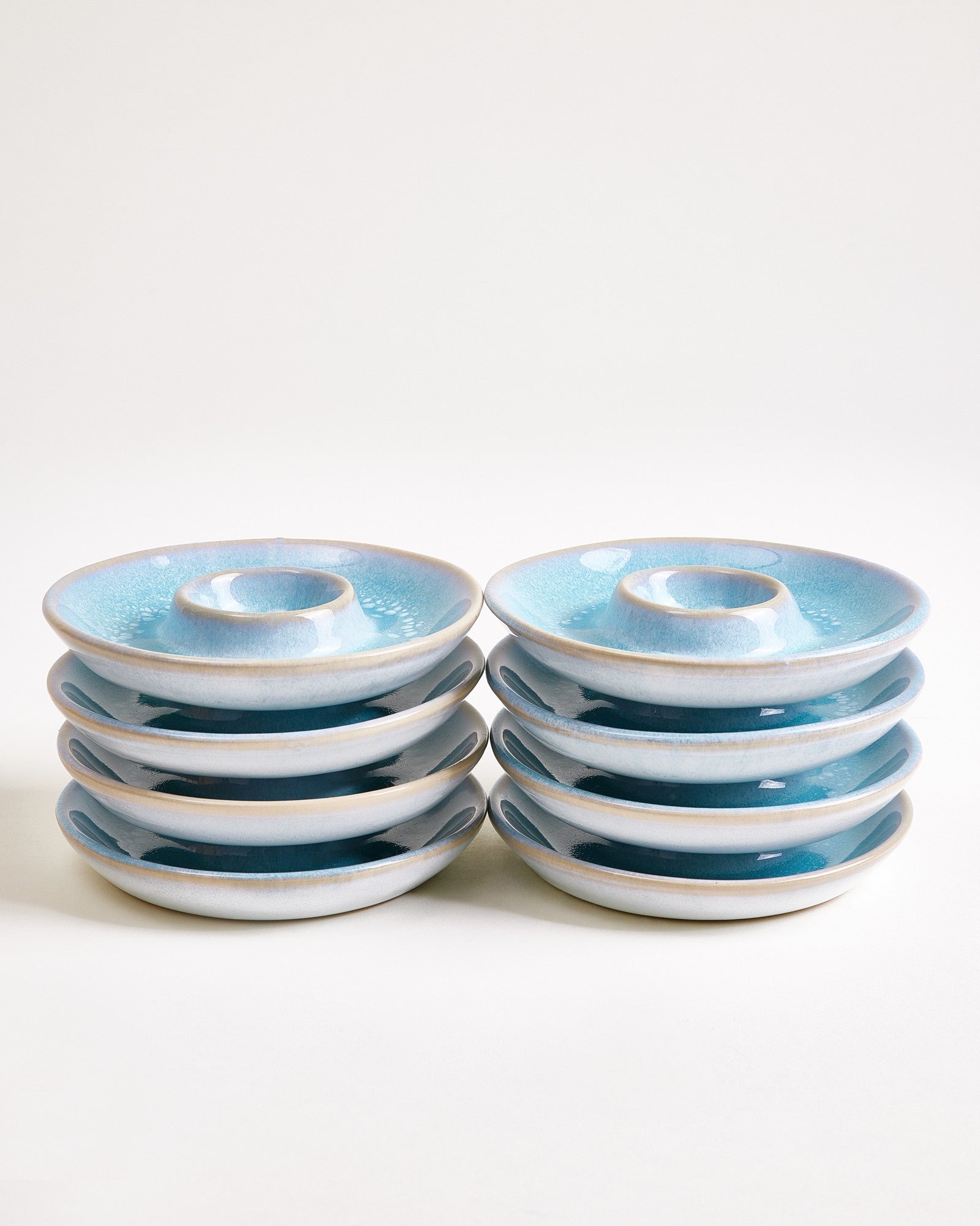 Cordoama - Set of 8 egg cups aqua