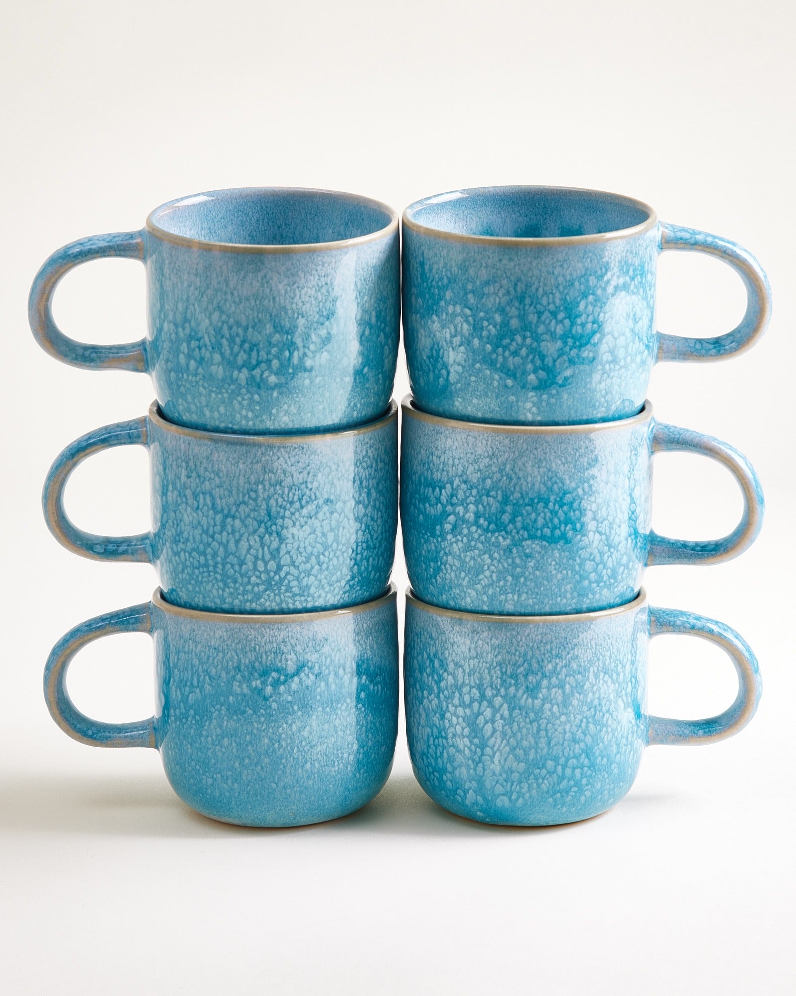 Cordoama - Grote kop aqua Set van 6