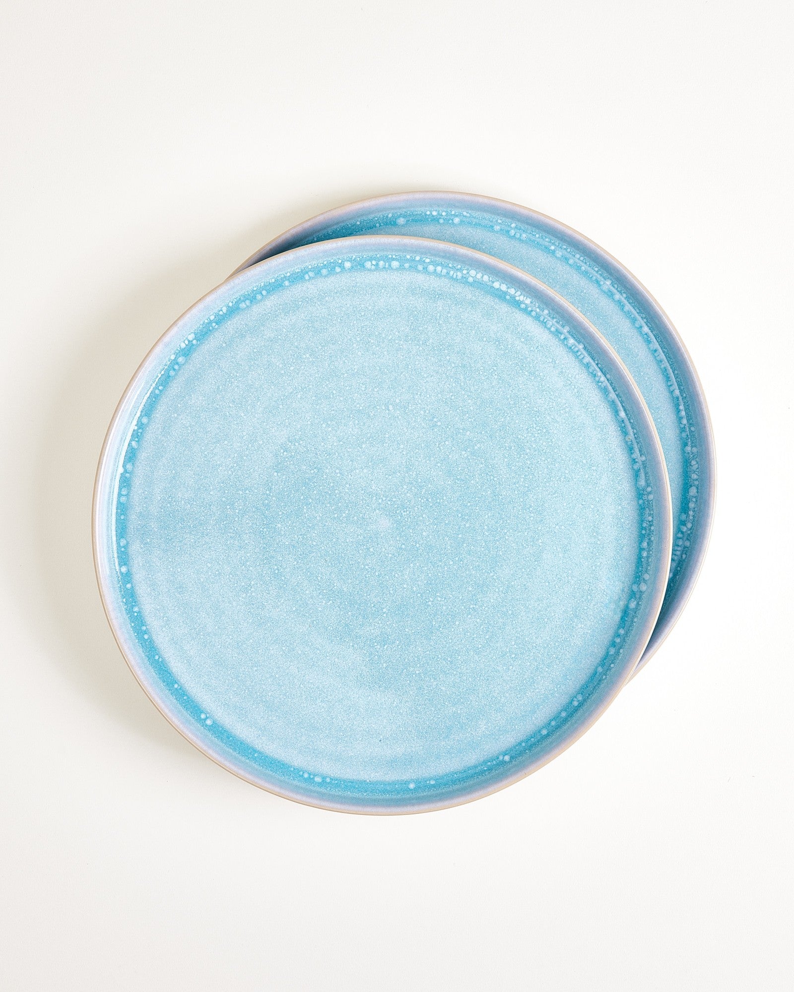 Cordoama Teller groß modern aqua