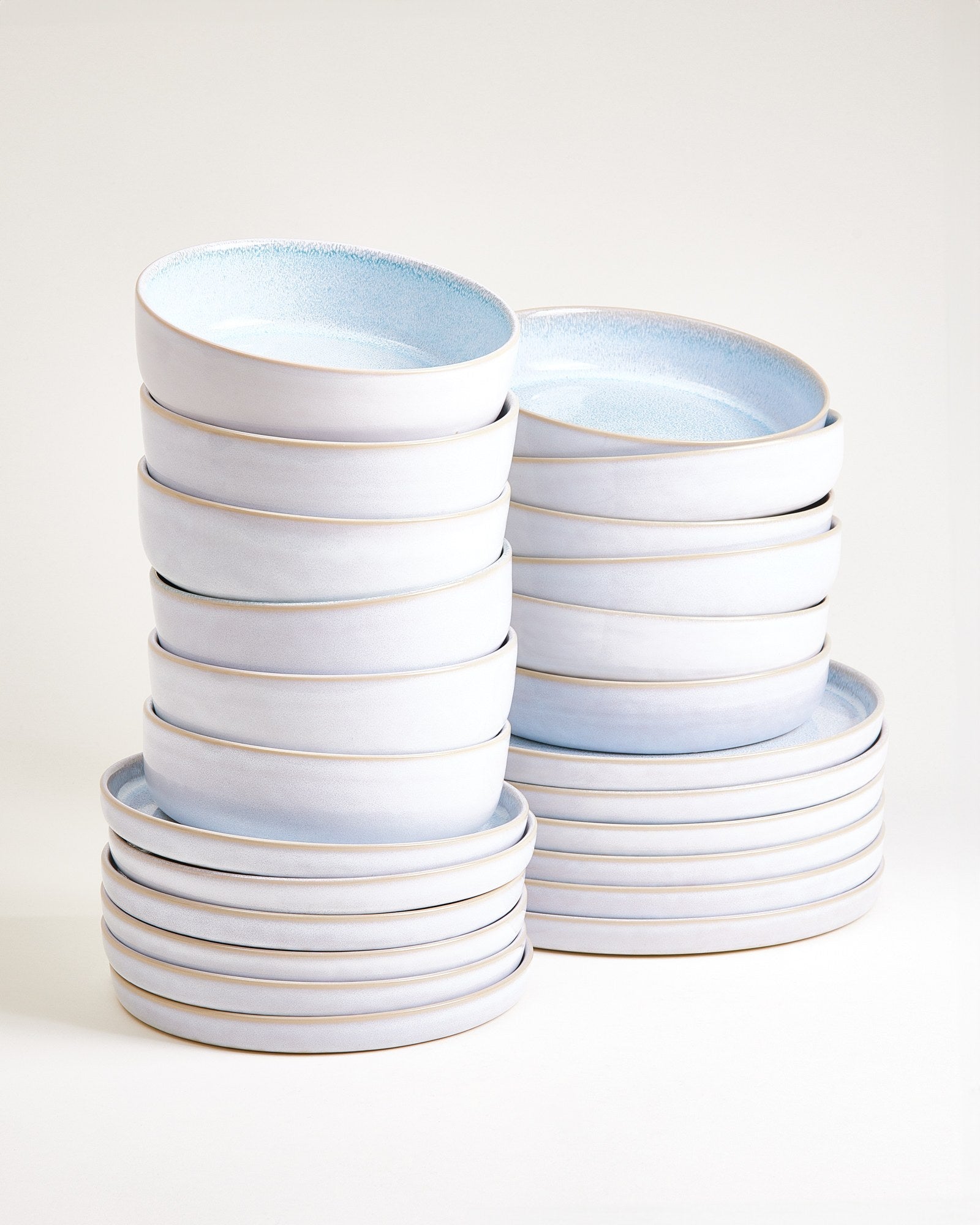 Cordoama - Service de vaisselle azur 24 pièces