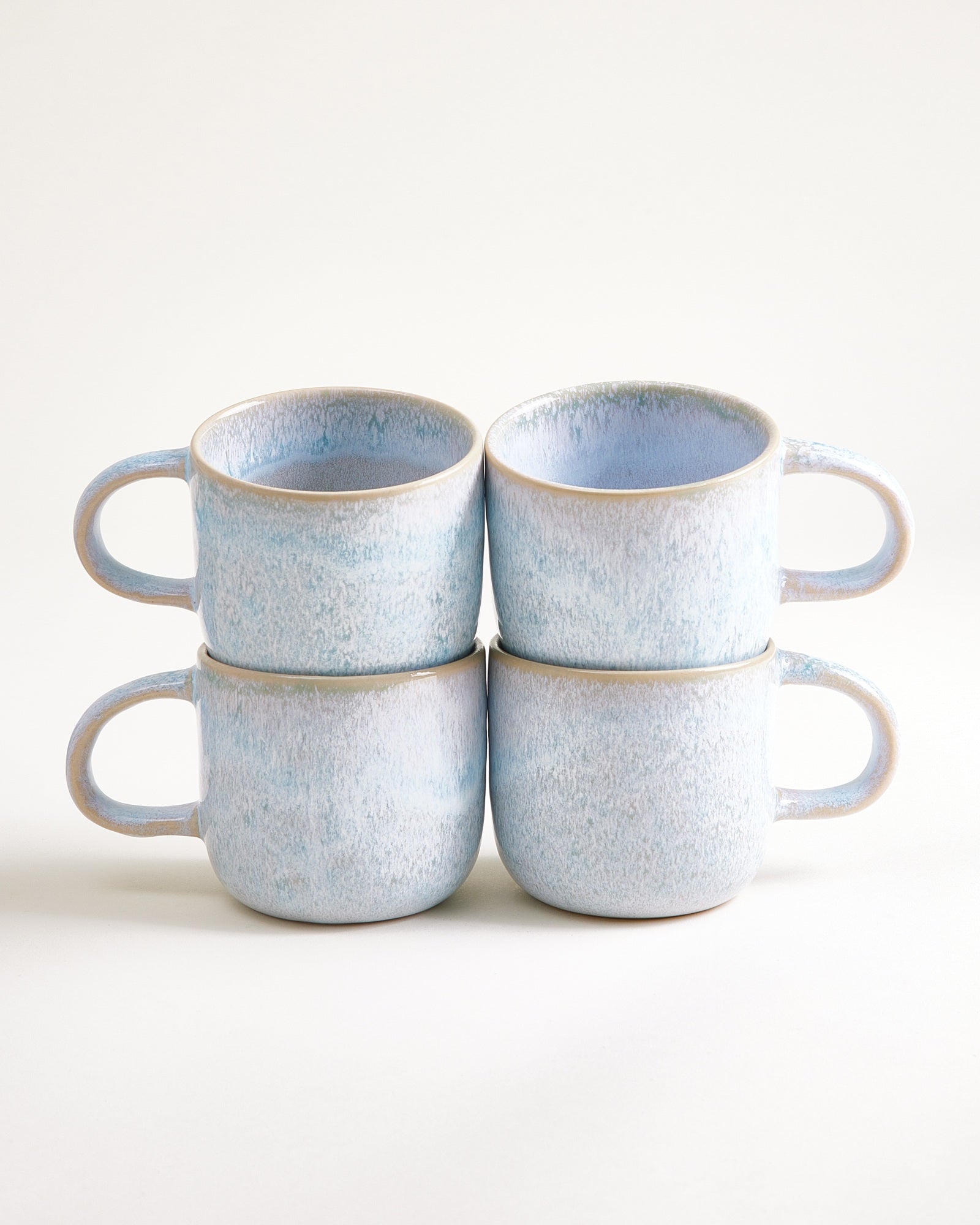 Cordoama - Grote kop azuurblauw Set van 4