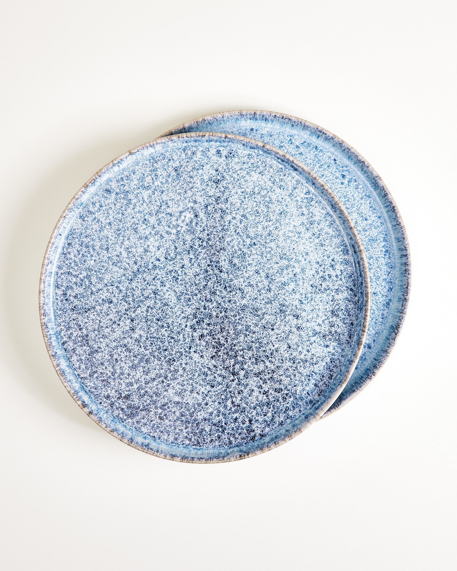 Cordoama Teller groß modern blau