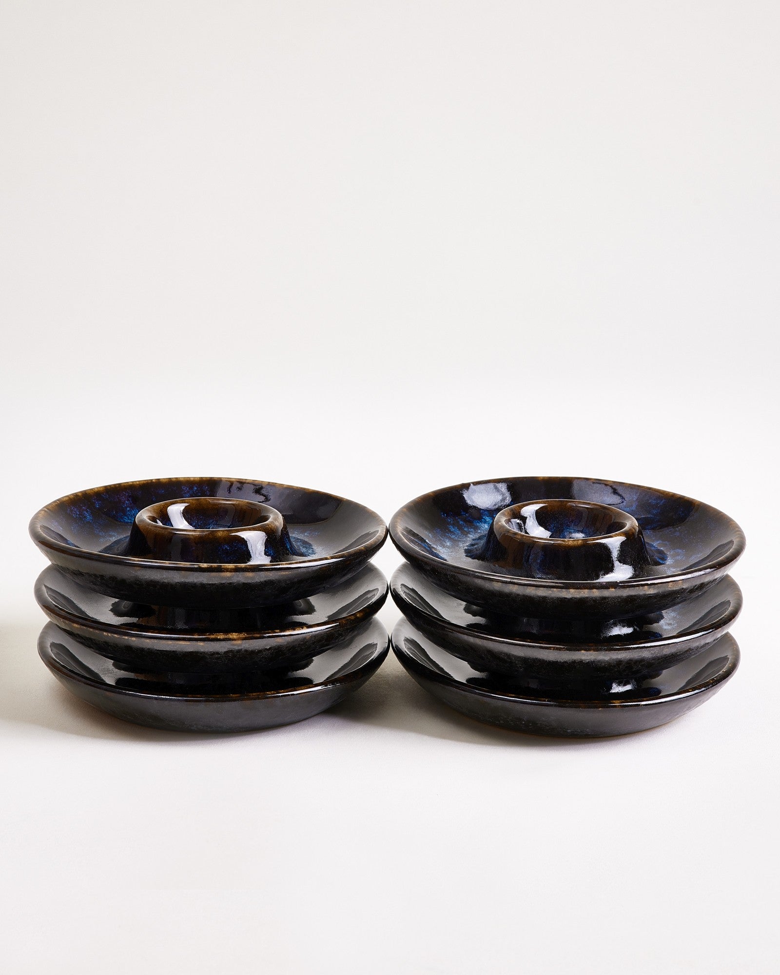 Cordoama - Set of 6 egg cups darkblue
