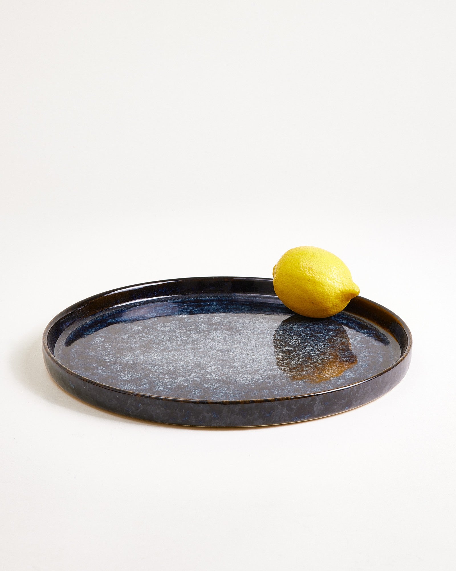 Cordoama - Large plate modern dark blue