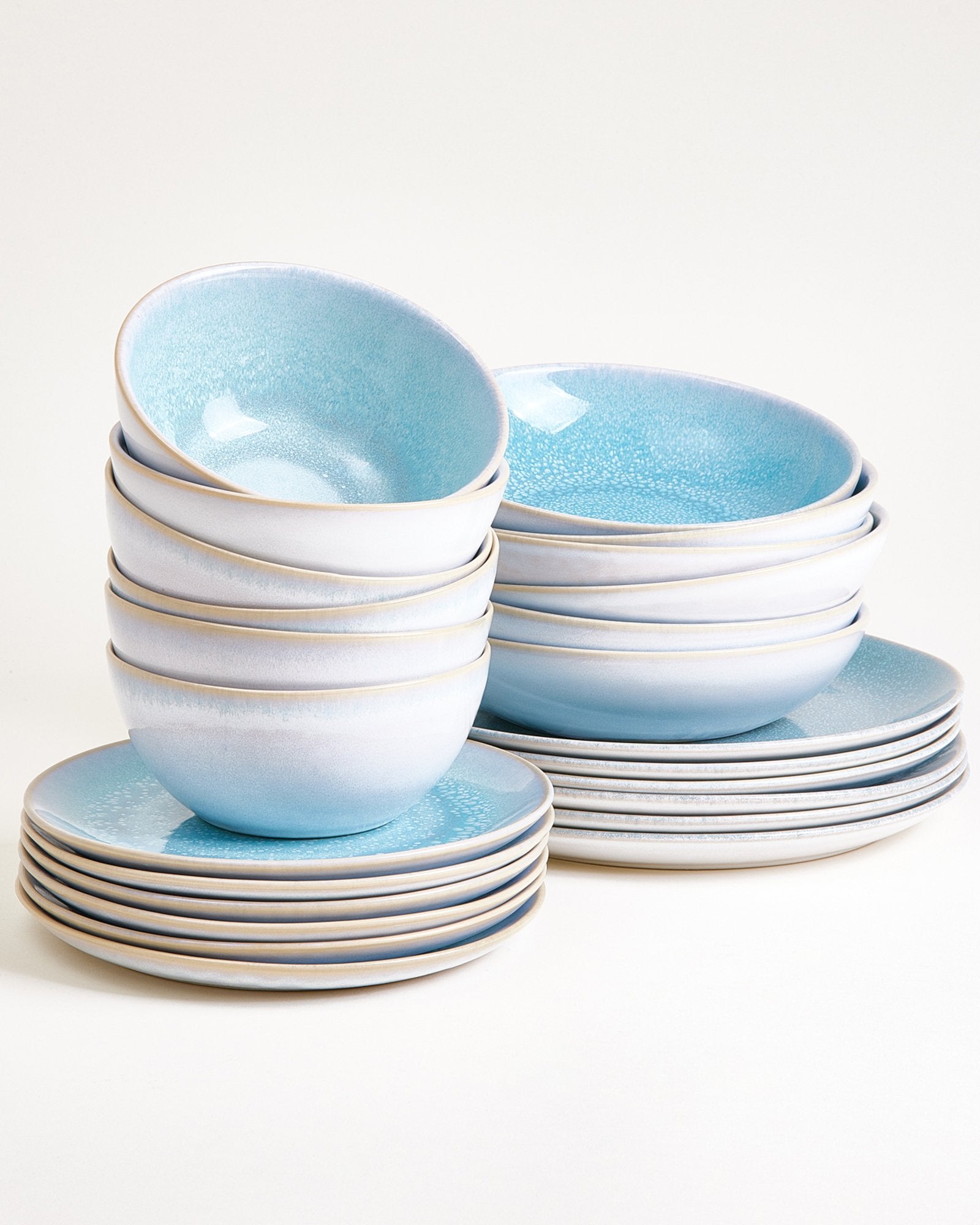 Cordoama - Set of 24 pieces aqua