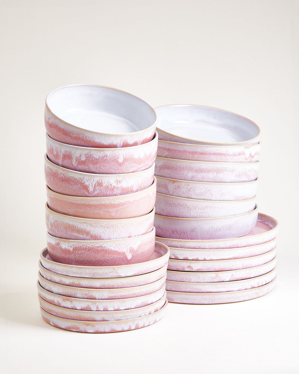 Motel a Miio Cordoama Geschirr-Set modern rosé 24-teilig