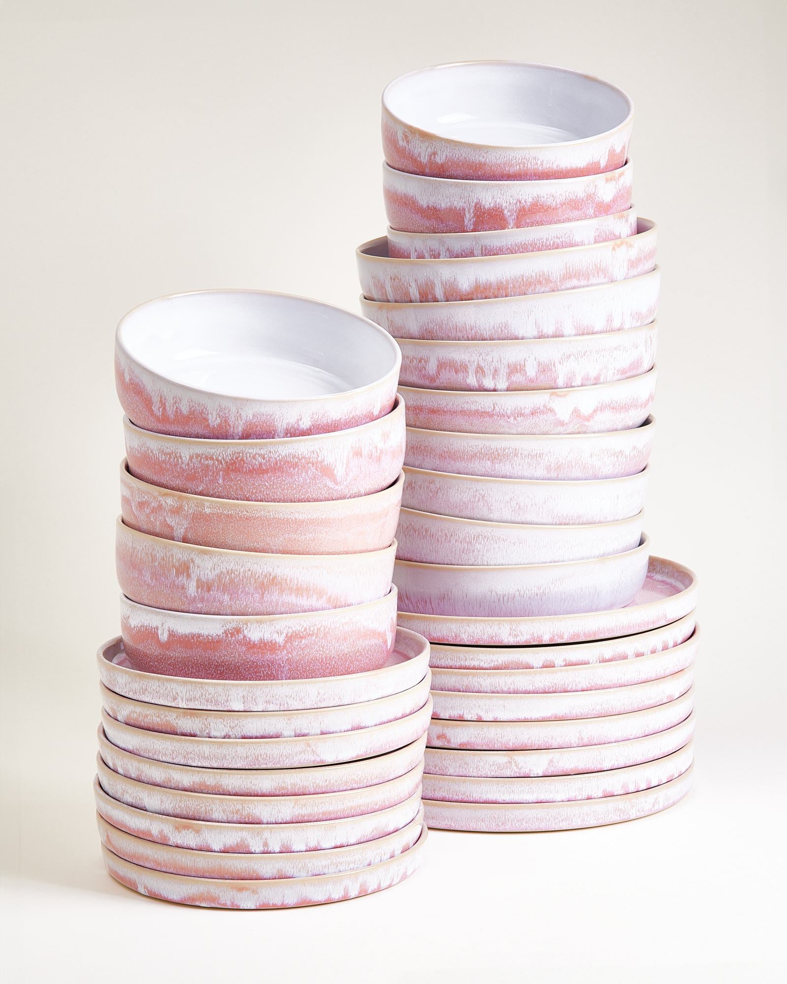 Cordoama - Service de vaisselle rosé 32 pièces