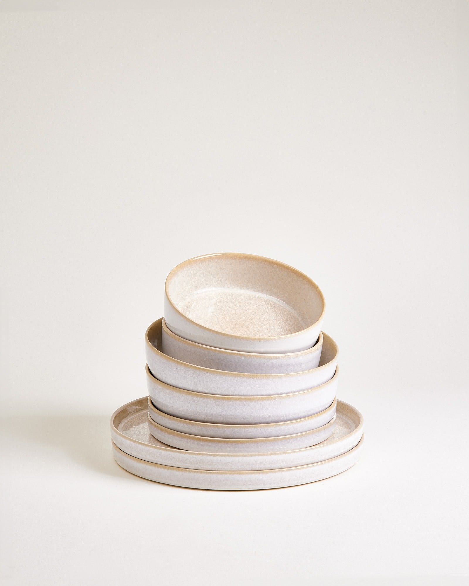 Cordoama - Service de vaisselle sable 8 pièces